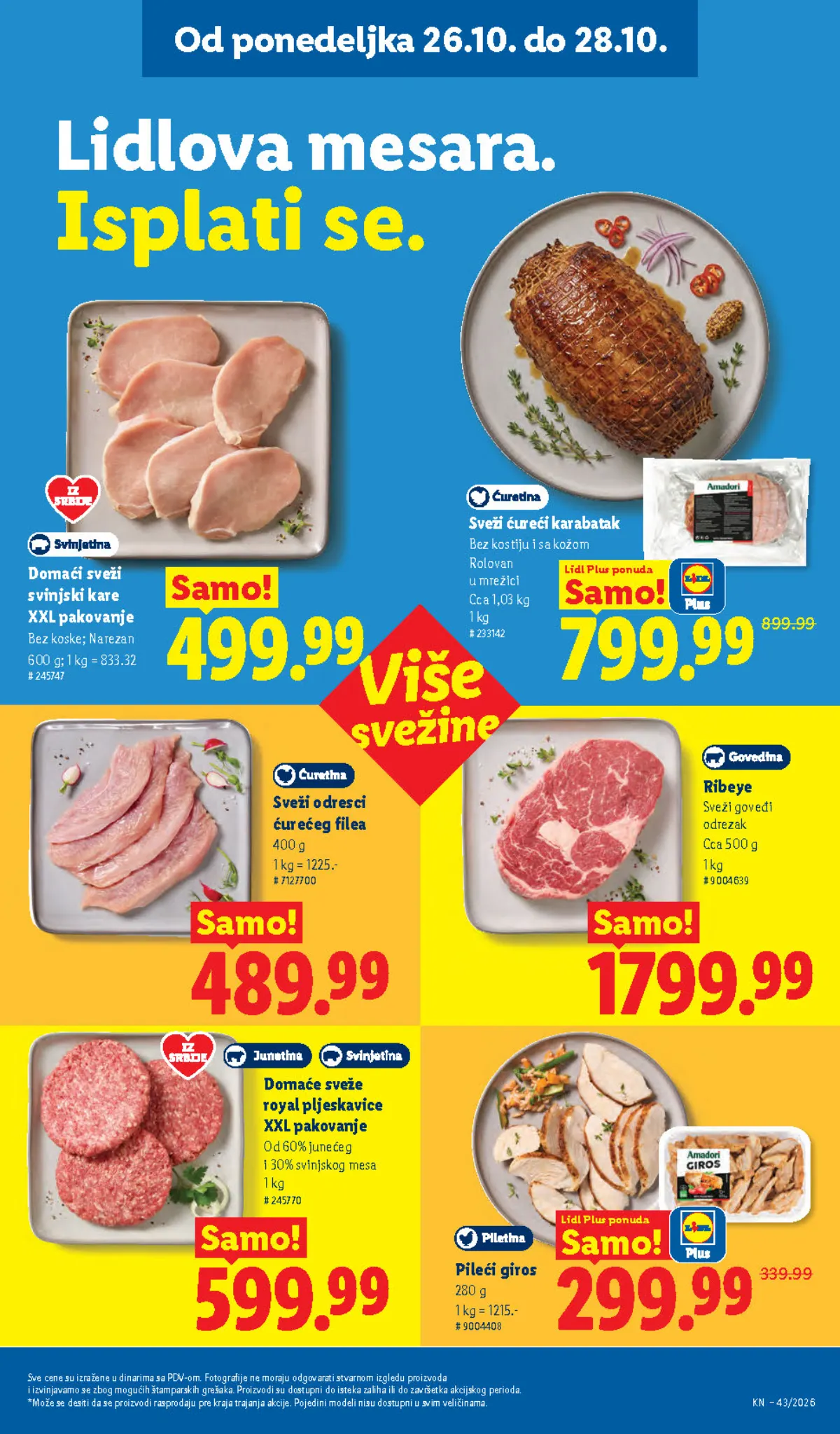 Lidl katalog akcija strana 101 – važi od 1.10. do 31.10.2026.