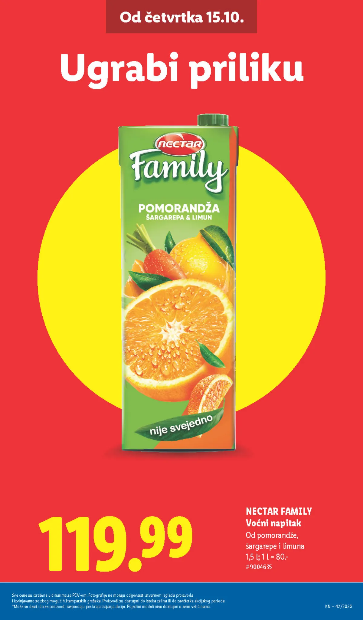 Lidl katalog akcija strana 13 – važi od 1.10. do 30.11.2026.