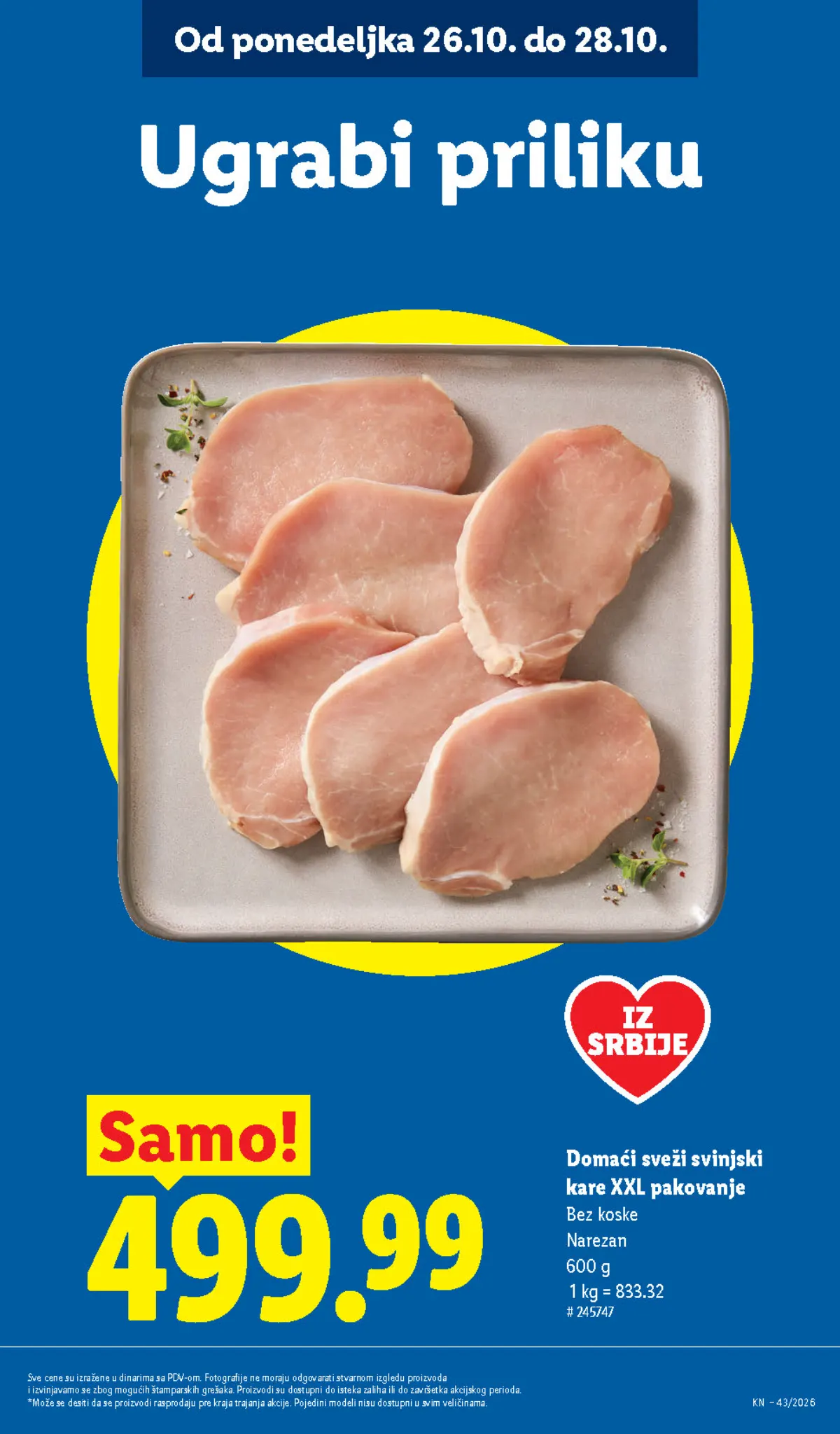 Lidl katalog akcija strana 15 – važi od 1.10. do 31.10.2026.
