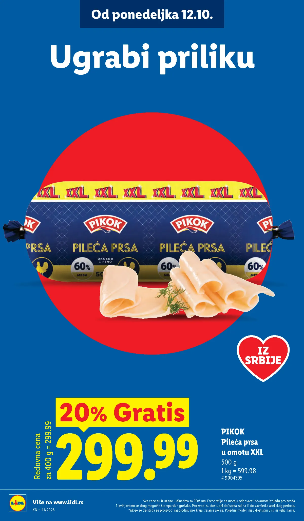 Lidl katalog akcija strana 18 – važi od 8.10. do 14.10.2026.