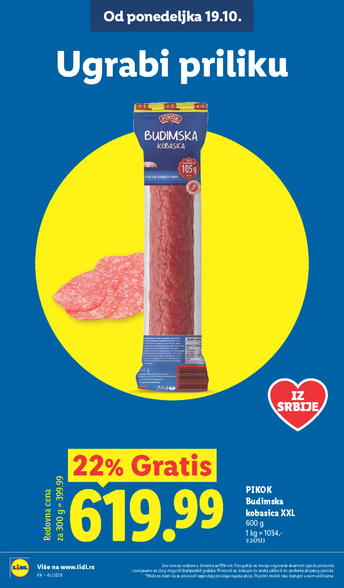 Lidl katalog akcija strana 18 – važi od 1.10. do 30.11.2026.
