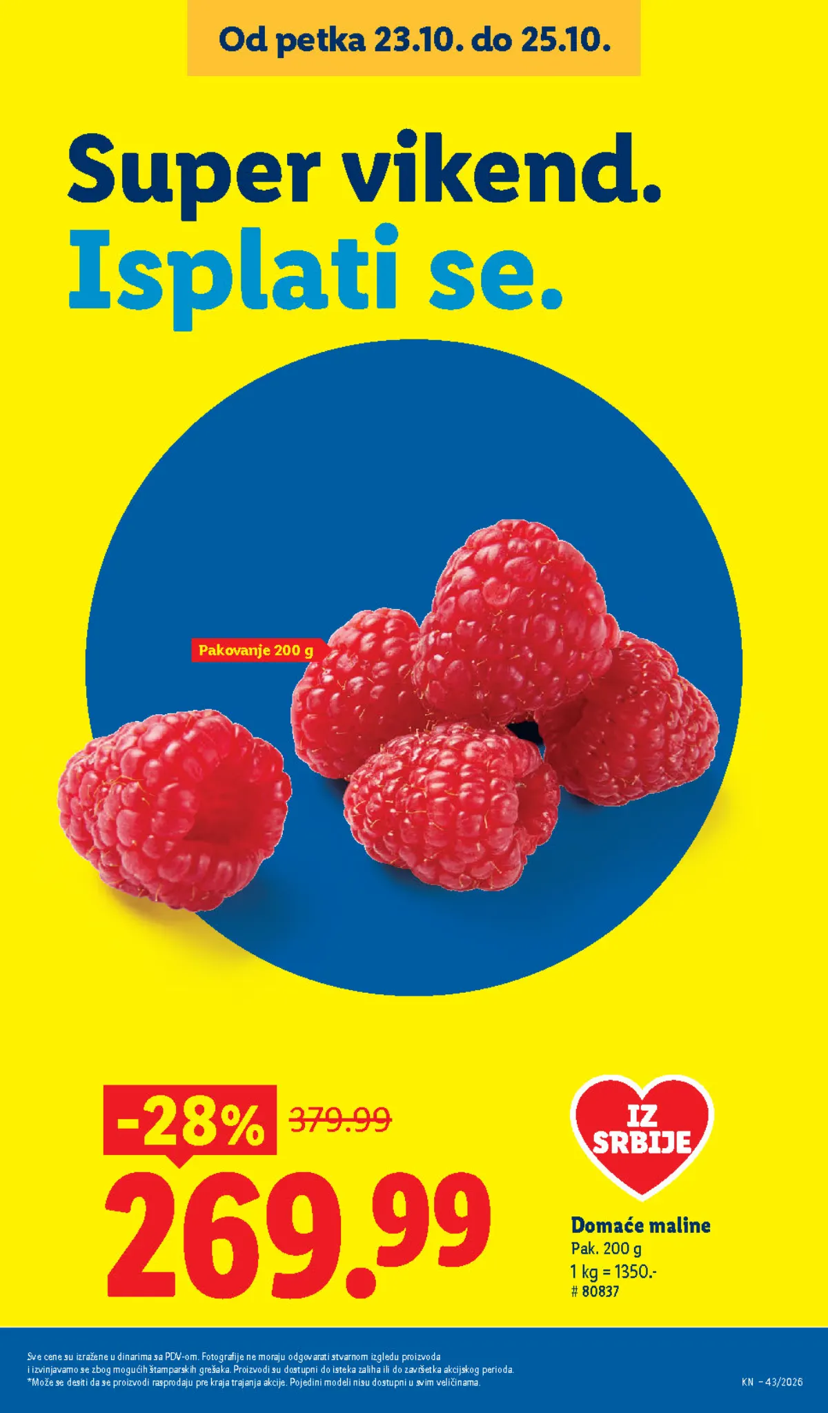 Lidl katalog akcija strana 19 – važi od 1.10. do 31.10.2026.