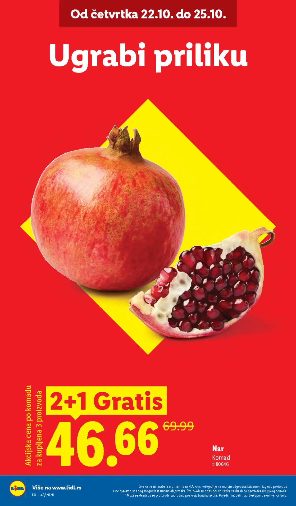 Lidl katalog akcija strana 2 – važi od 1.10. do 31.10.2026.