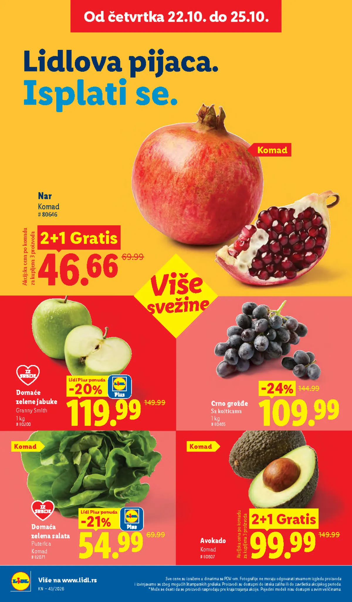 Lidl katalog akcija strana 20 – važi od 1.10. do 31.10.2026.
