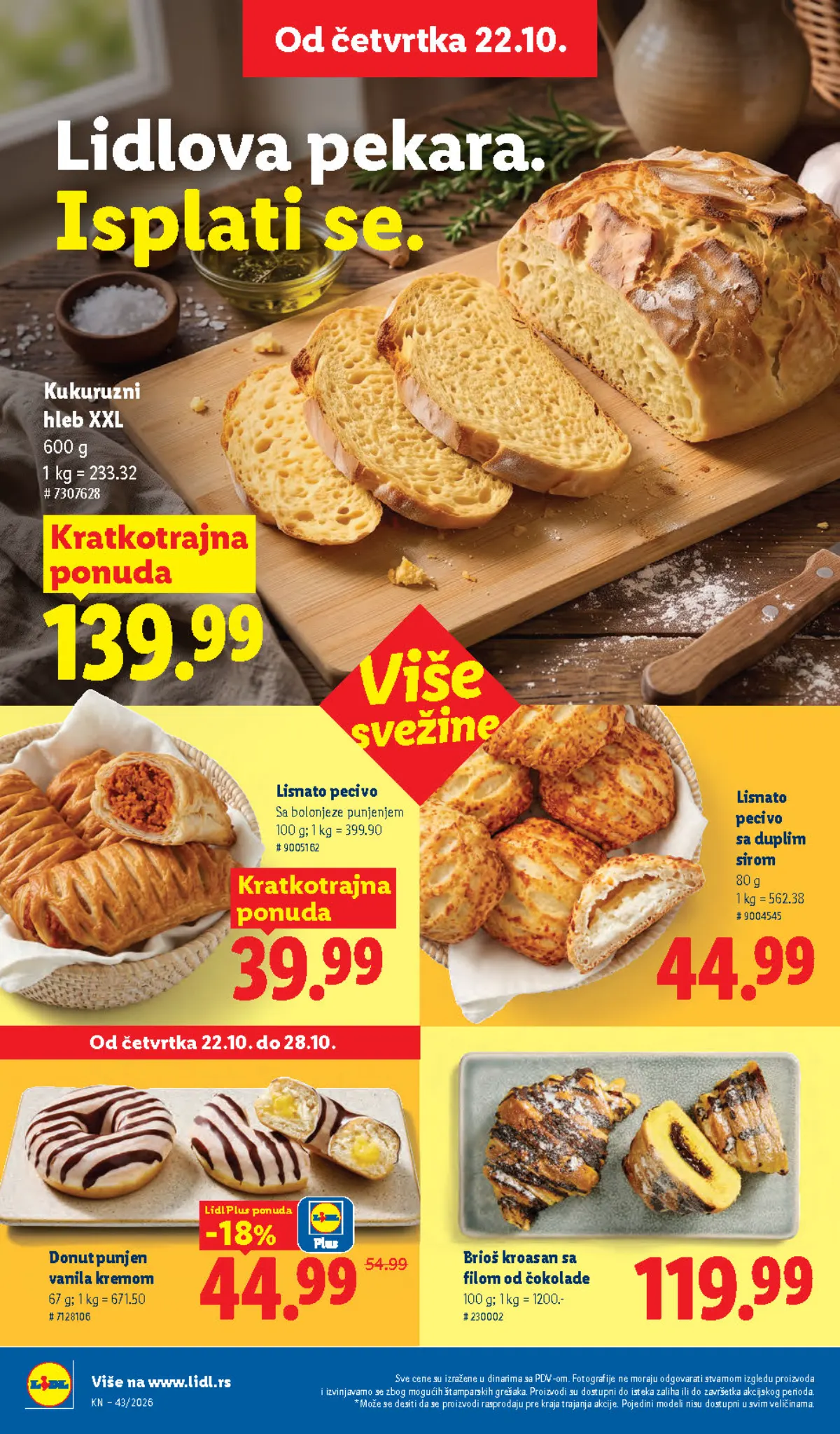 Lidl katalog akcija strana 22 – važi od 1.10. do 31.10.2026.