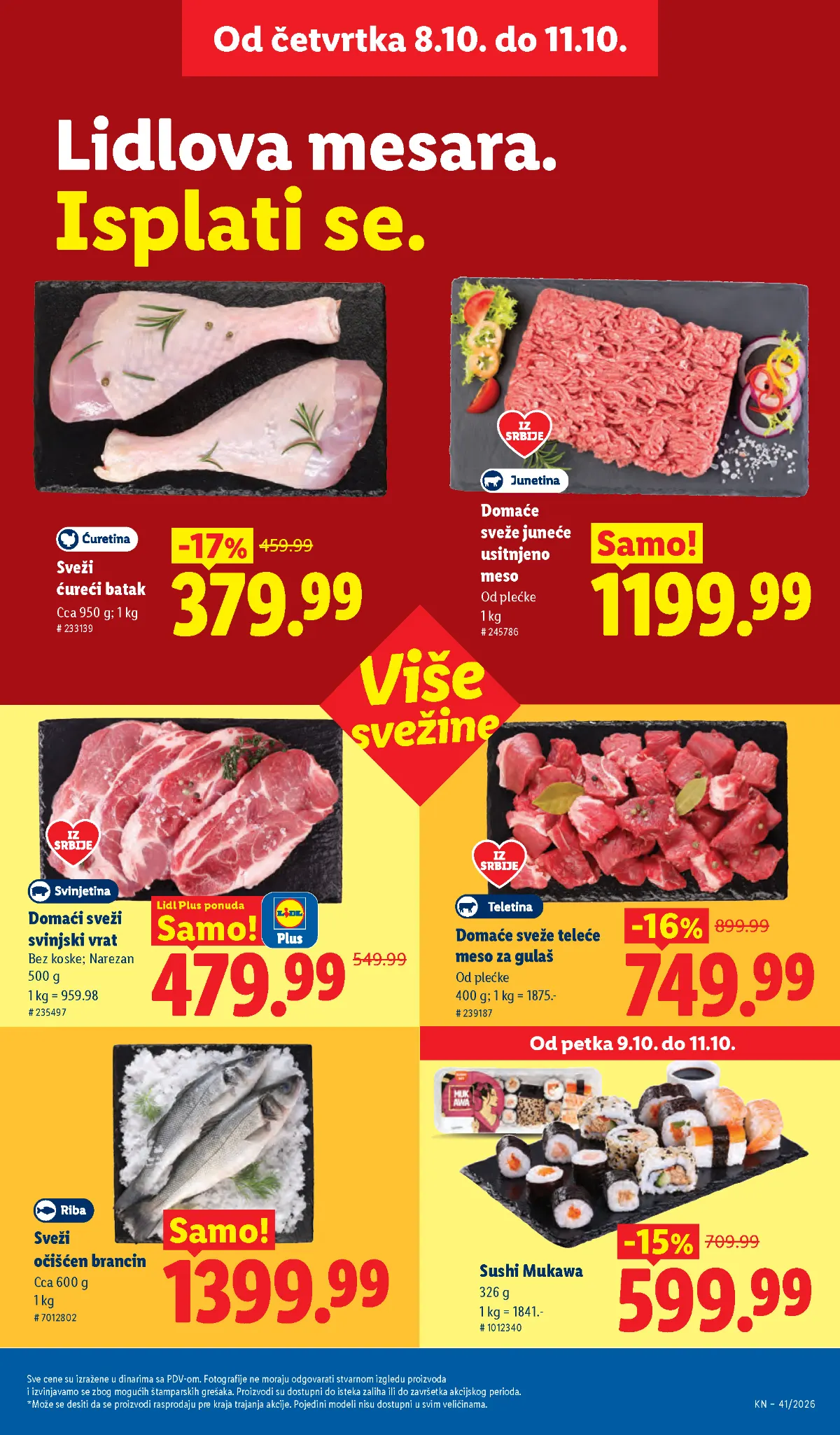 Lidl katalog akcija strana 23 – važi od 8.10. do 14.10.2026.
