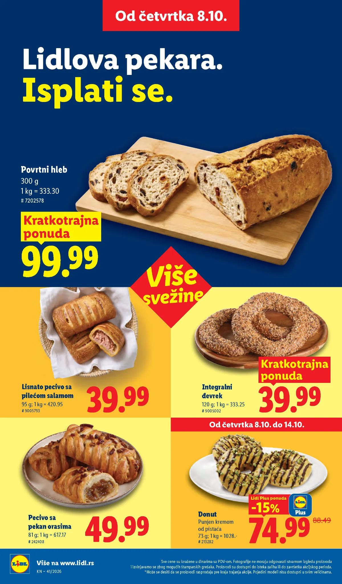 Lidl katalog akcija strana 24 – važi od 8.10. do 14.10.2026.
