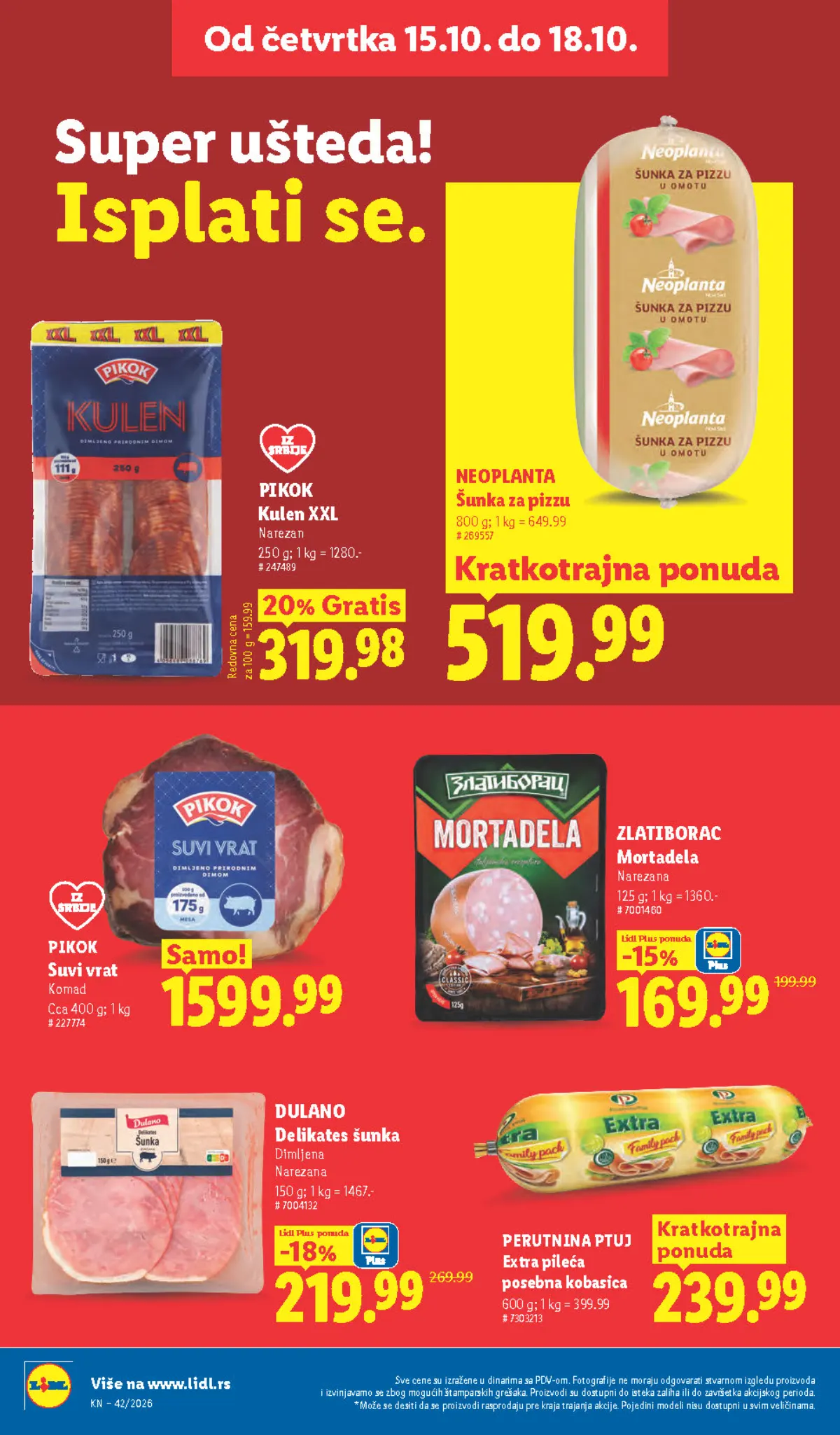Lidl katalog akcija strana 26 – važi od 1.10. do 30.11.2026.