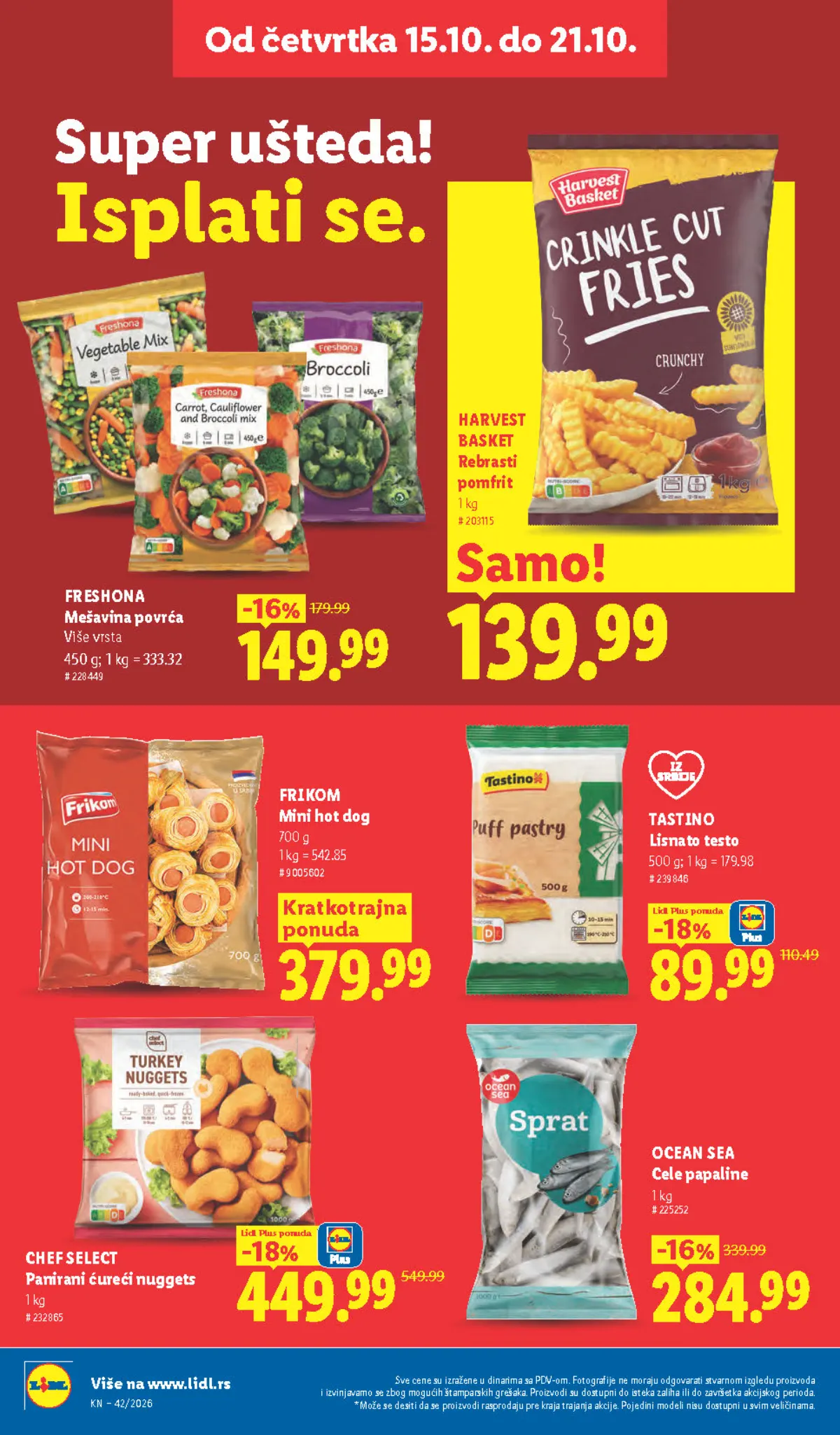 Lidl katalog akcija strana 28 – važi od 1.10. do 30.11.2026.