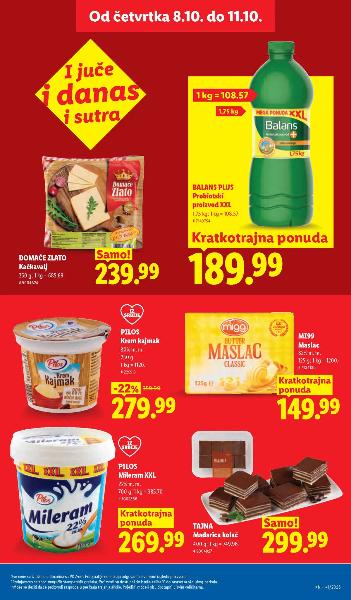 Lidl katalog akcija strana 29 – važi od 8.10. do 14.10.2026.