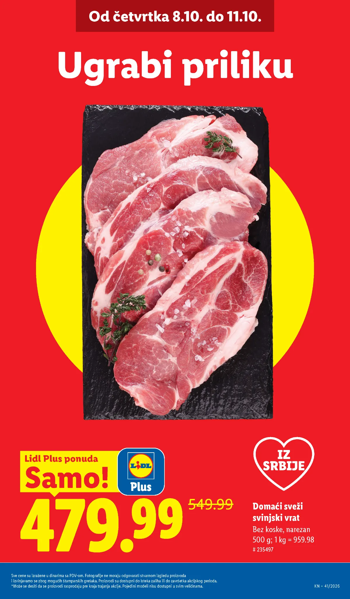 Lidl katalog akcija strana 3 – važi od 8.10. do 14.10.2026.