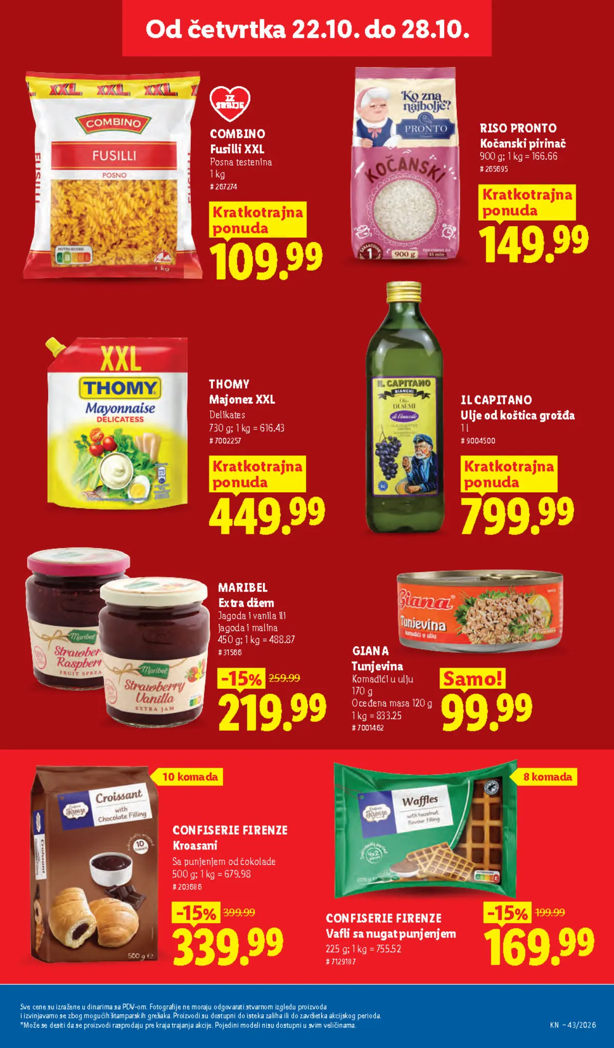 Lidl katalog akcija strana 31 – važi od 1.10. do 31.10.2026.