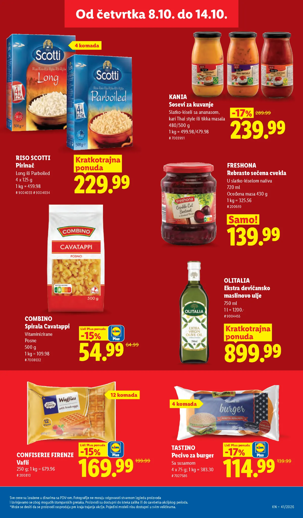 Lidl katalog akcija strana 33 – važi od 8.10. do 14.10.2026.