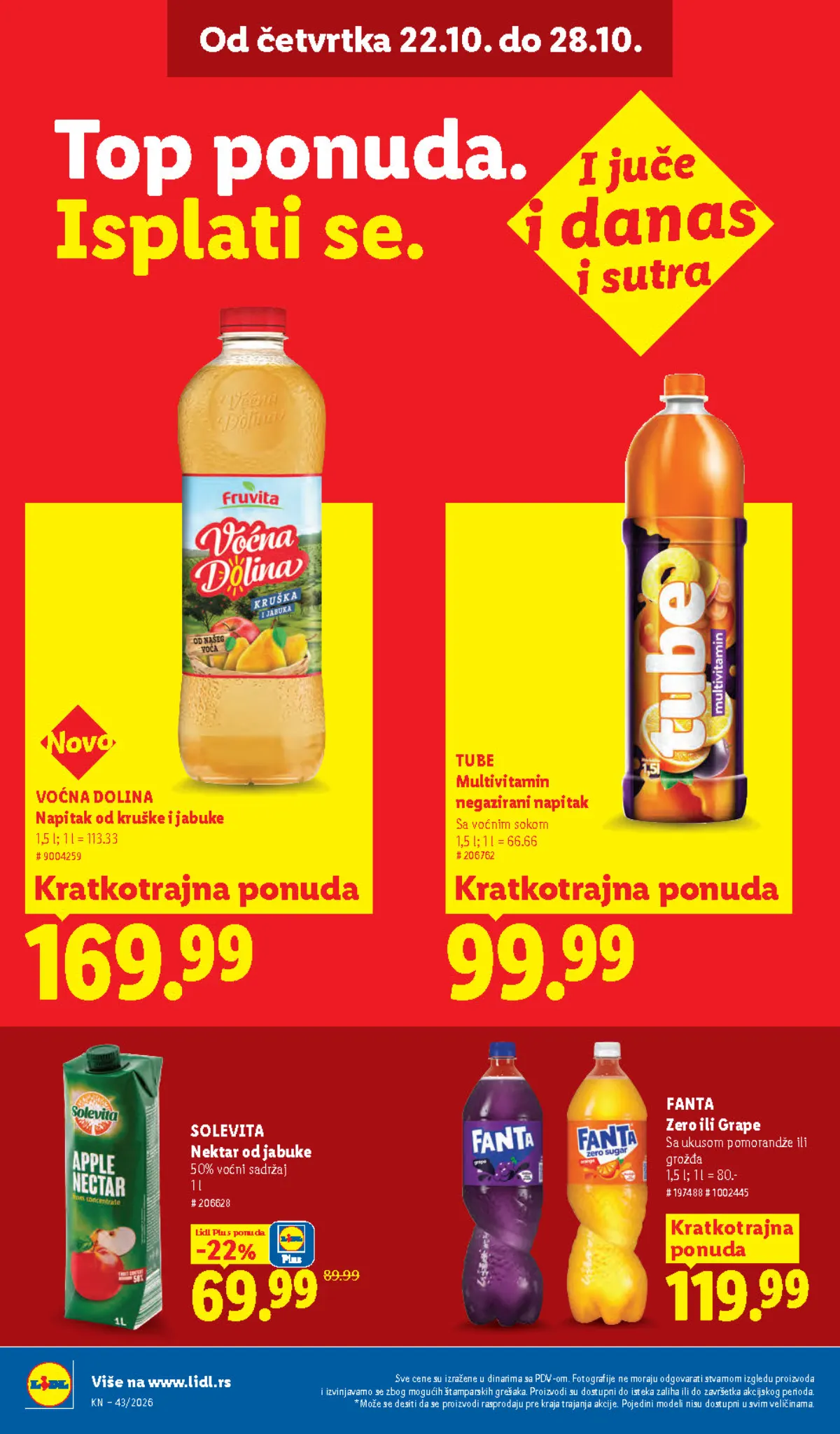Lidl katalog akcija strana 34 – važi od 1.10. do 31.10.2026.