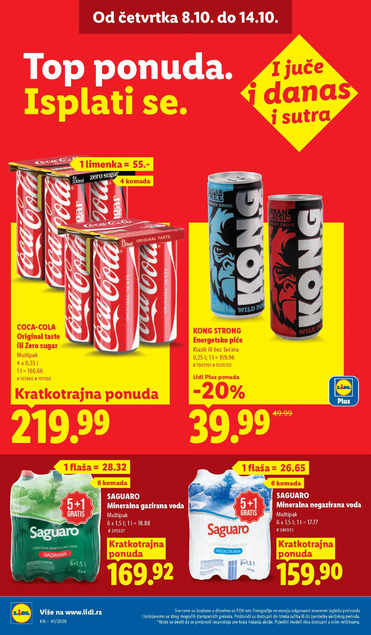Lidl katalog akcija strana 36 – važi od 8.10. do 14.10.2026.
