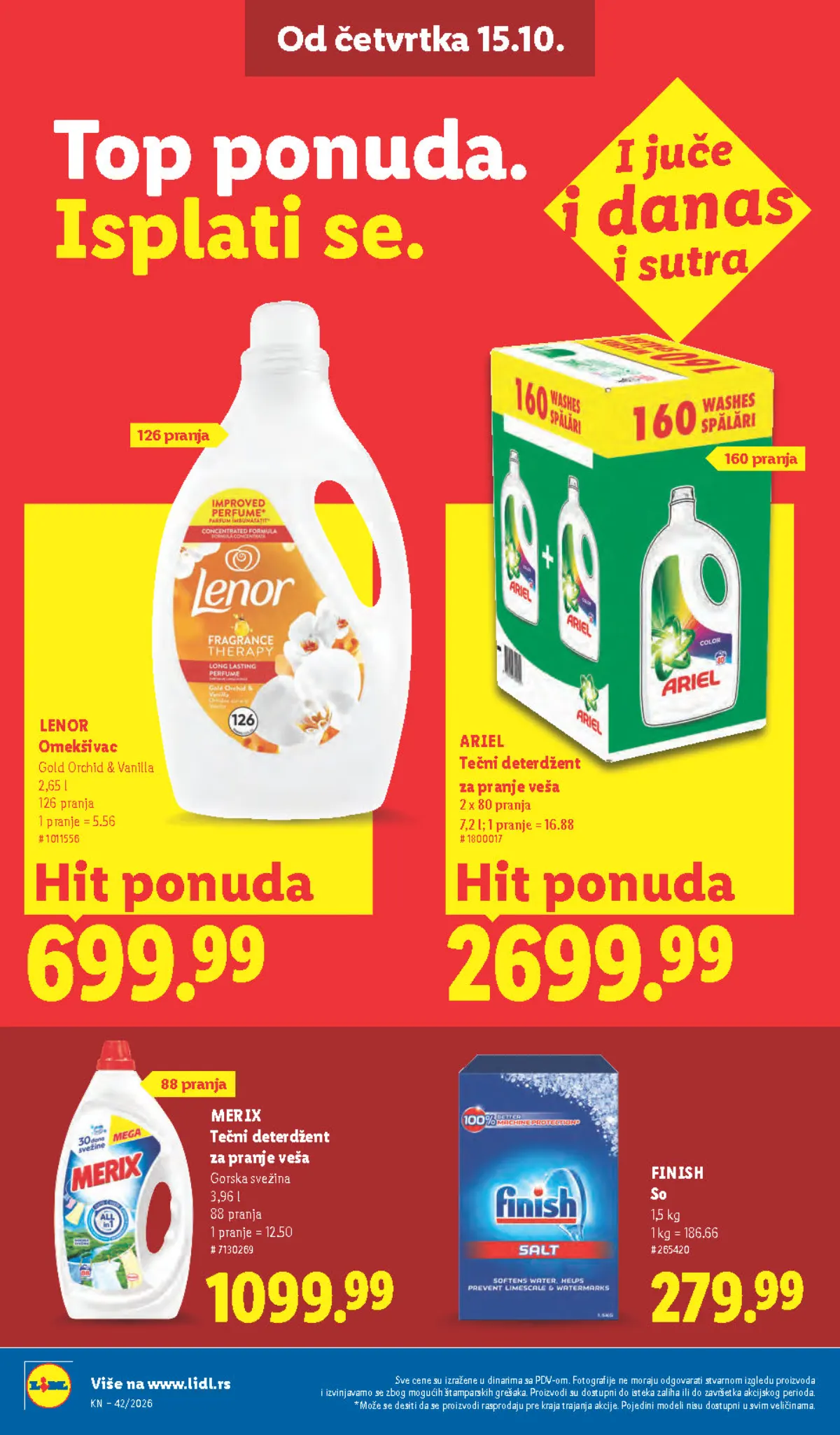 Lidl katalog akcija strana 36 – važi od 1.10. do 30.11.2026.