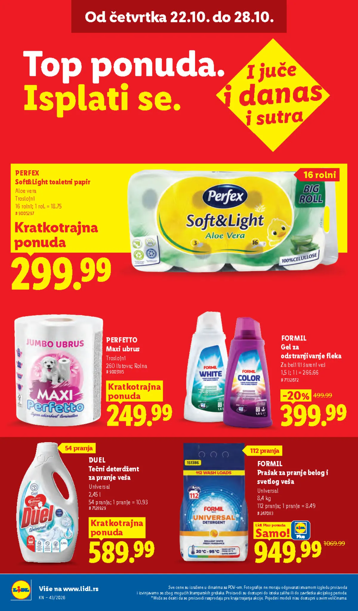 Lidl katalog akcija strana 36 – važi od 1.10. do 31.10.2026.