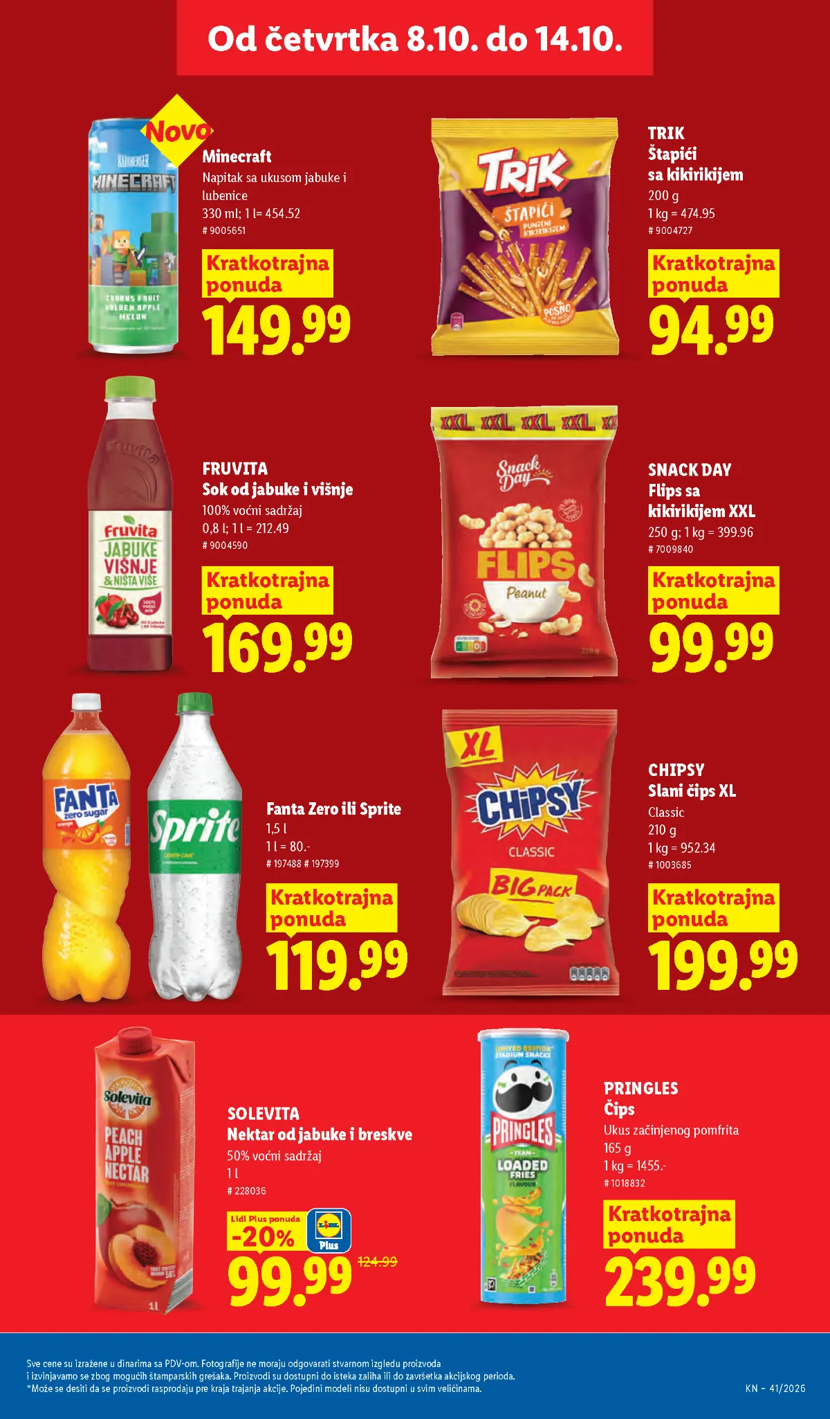 Lidl katalog akcija strana 37 – važi od 8.10. do 14.10.2026.