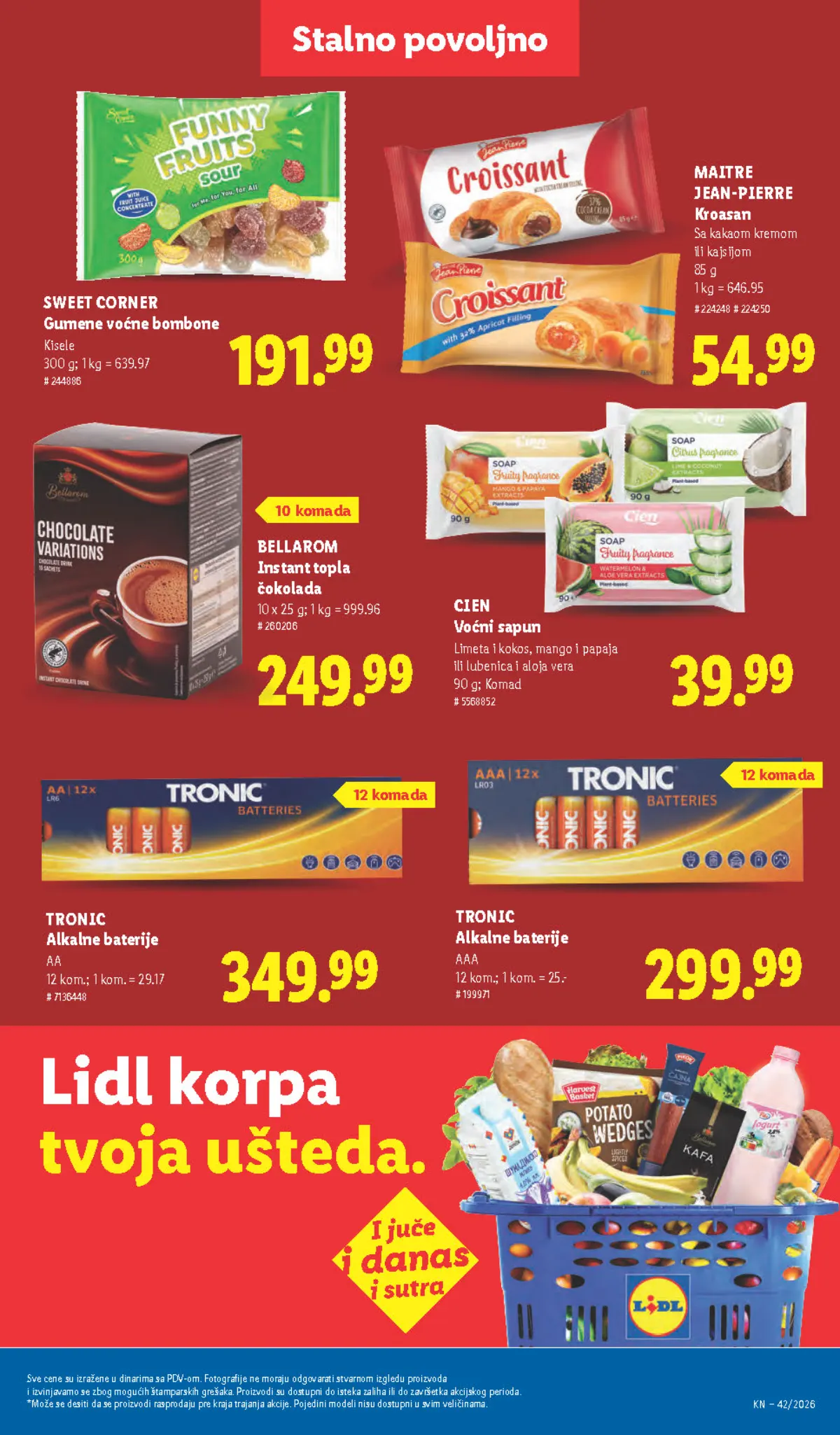 Lidl katalog akcija strana 41 – važi od 1.10. do 30.11.2026.