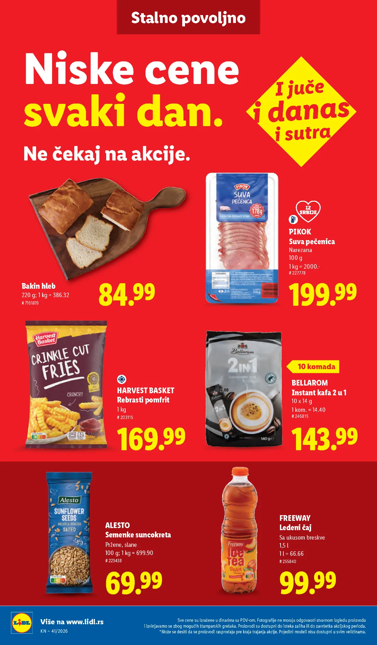 Lidl katalog akcija strana 42 – važi od 8.10. do 14.10.2026.