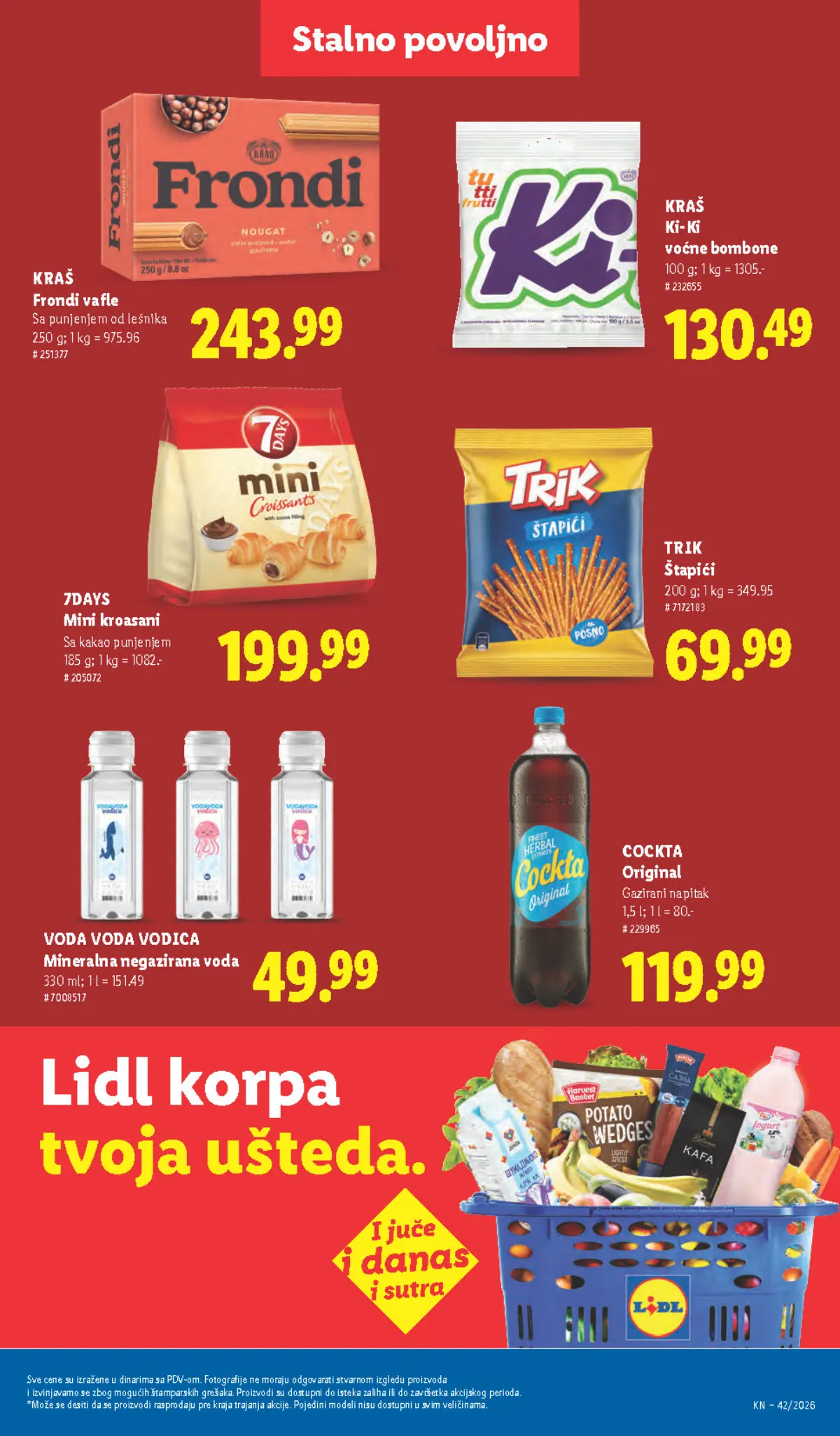 Lidl katalog akcija strana 43 – važi od 1.10. do 30.11.2026.