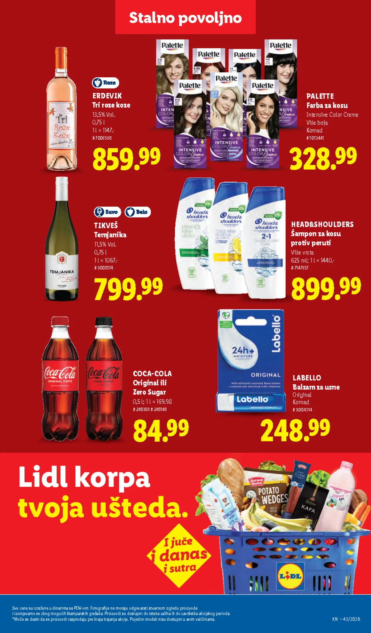 Lidl katalog akcija strana 43 – važi od 1.10. do 31.10.2026.
