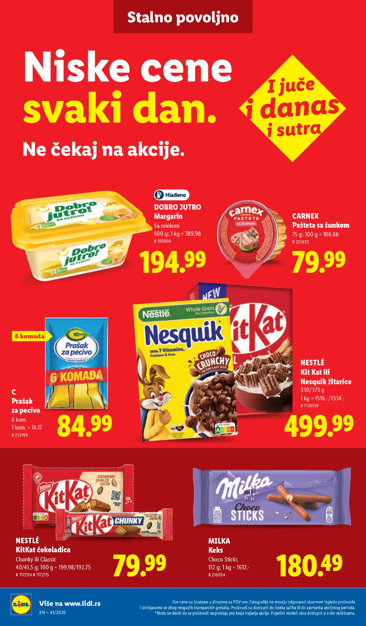 Lidl katalog akcija strana 44 – važi od 8.10. do 14.10.2026.