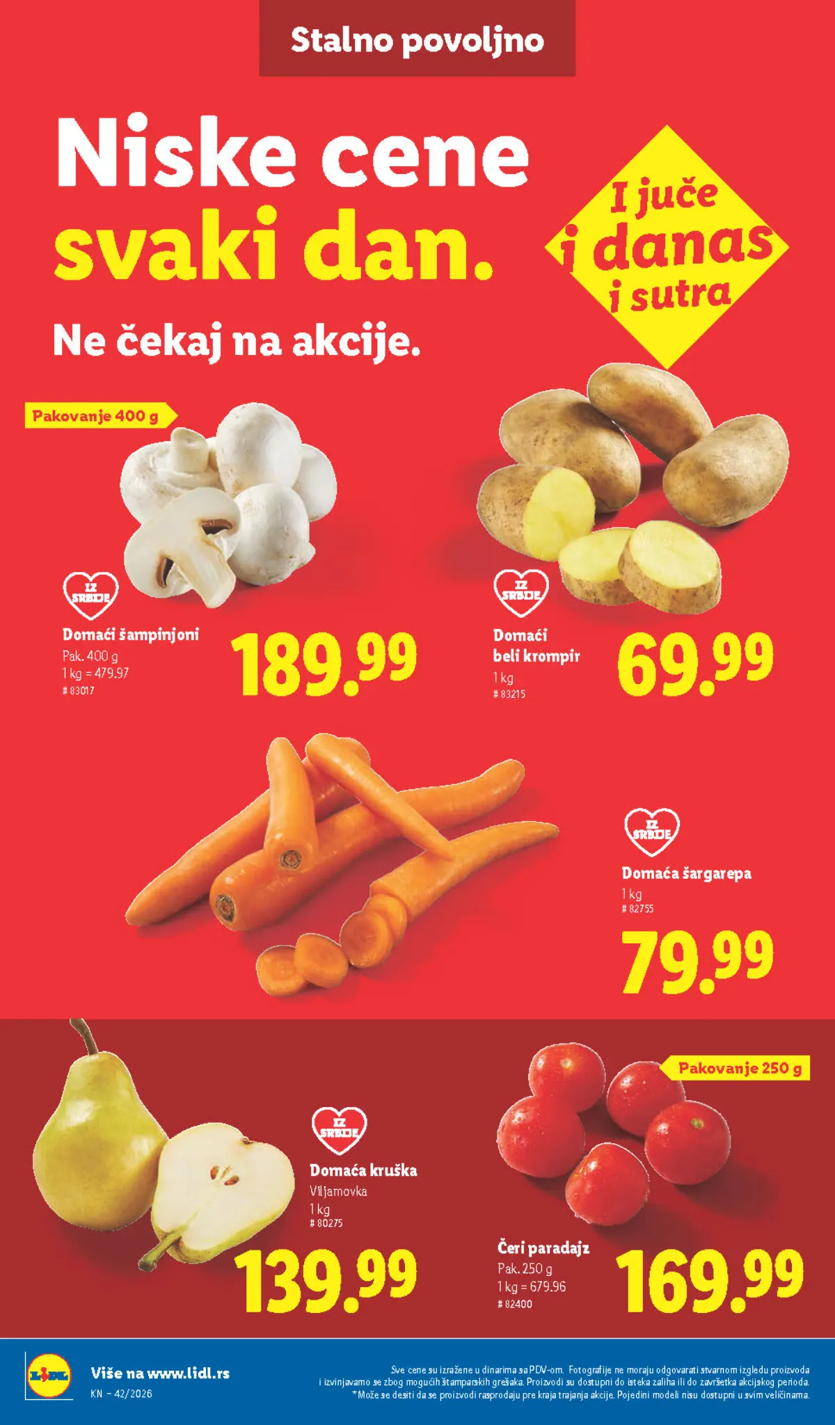 Lidl katalog akcija strana 44 – važi od 1.10. do 30.11.2026.