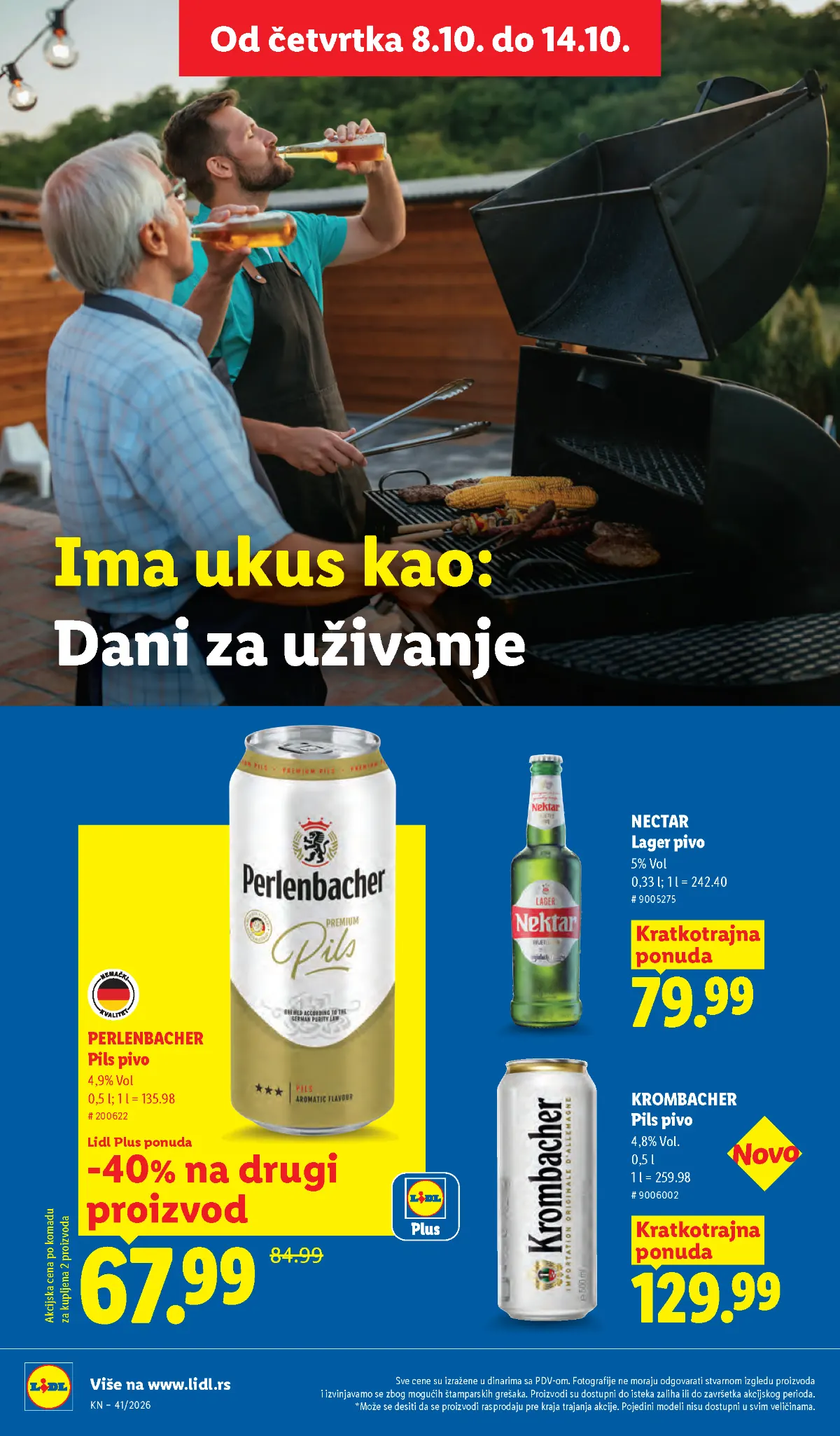 Lidl katalog akcija strana 46 – važi od 8.10. do 14.10.2026.