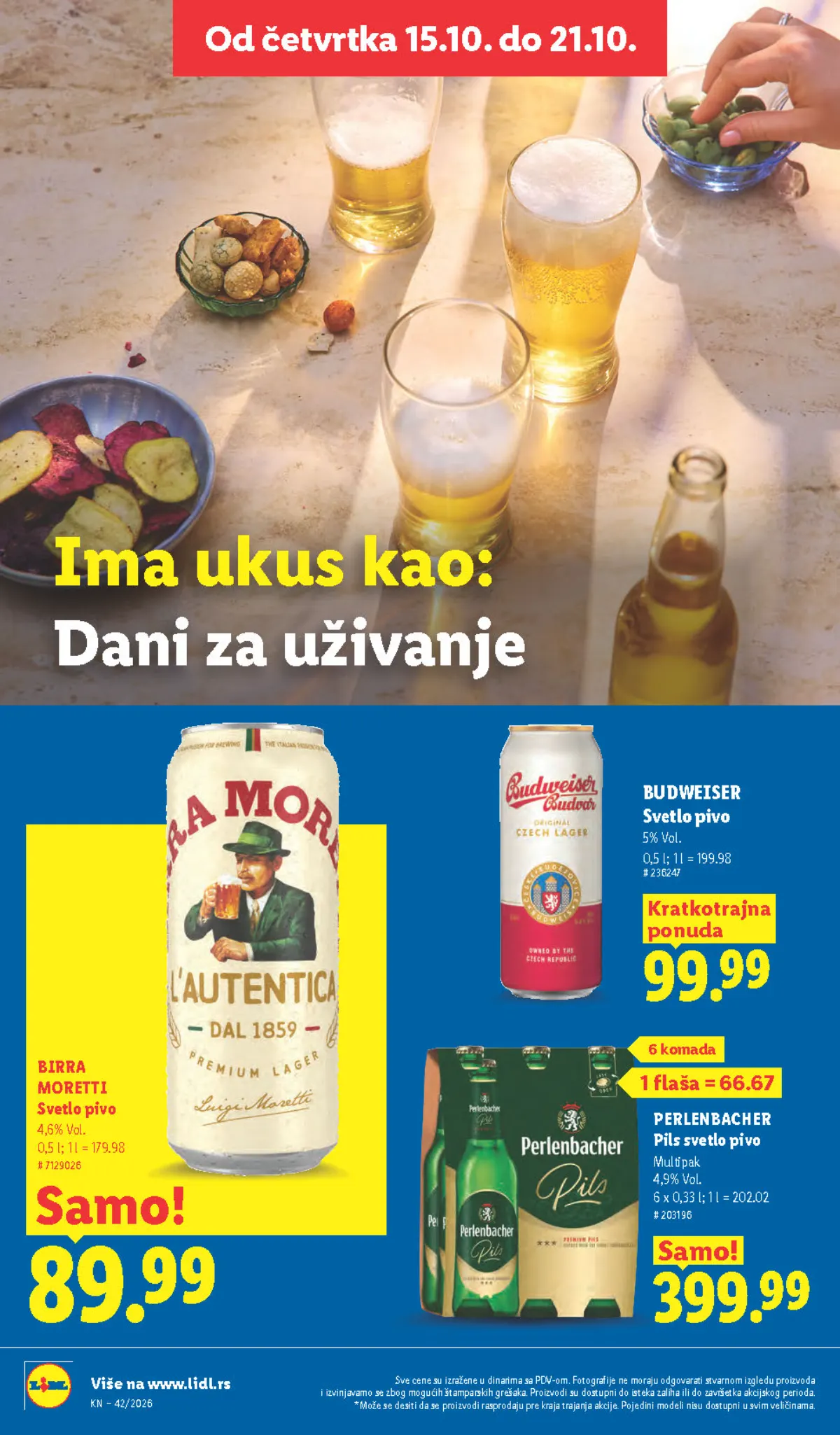 Lidl katalog akcija strana 46 – važi od 1.10. do 30.11.2026.