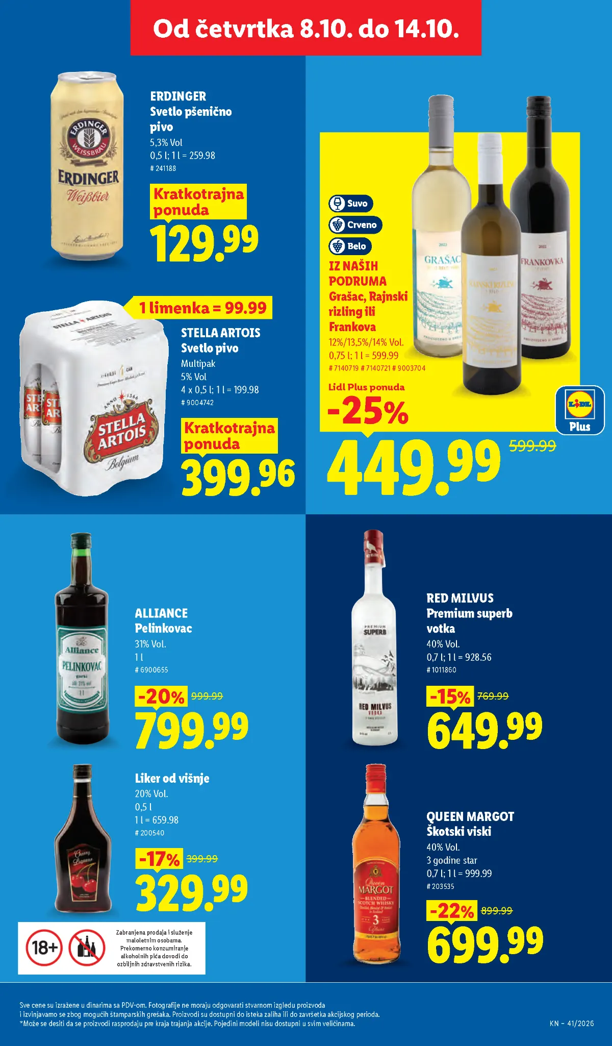 Lidl katalog akcija strana 47 – važi od 8.10. do 14.10.2026.