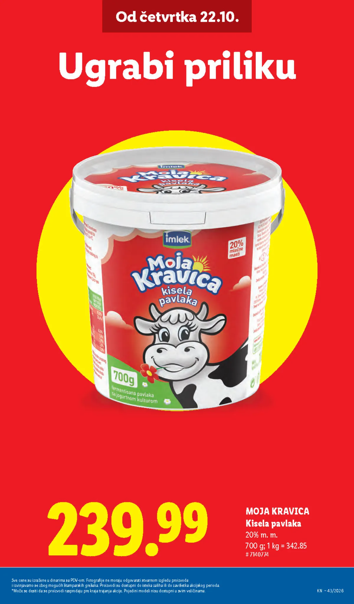Lidl katalog akcija strana 5 – važi od 1.10. do 31.10.2026.