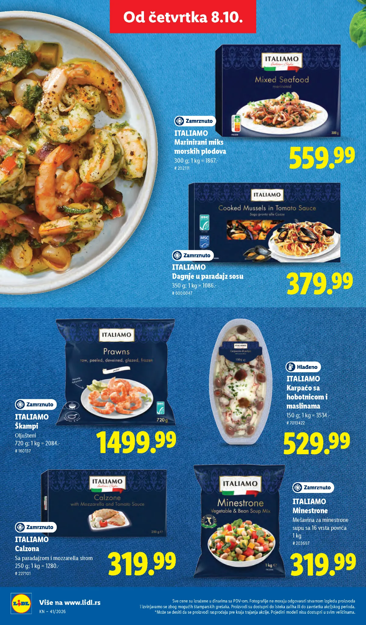 Lidl katalog akcija strana 50 – važi od 8.10. do 14.10.2026.