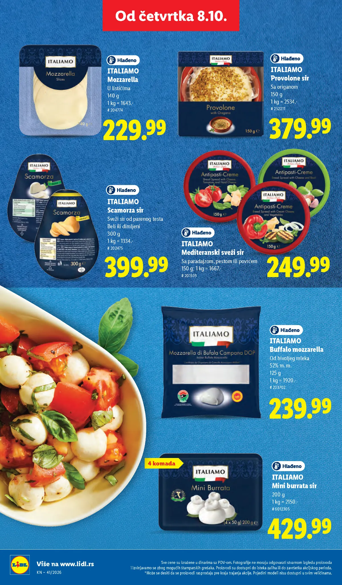 Lidl katalog akcija strana 52 – važi od 8.10. do 14.10.2026.