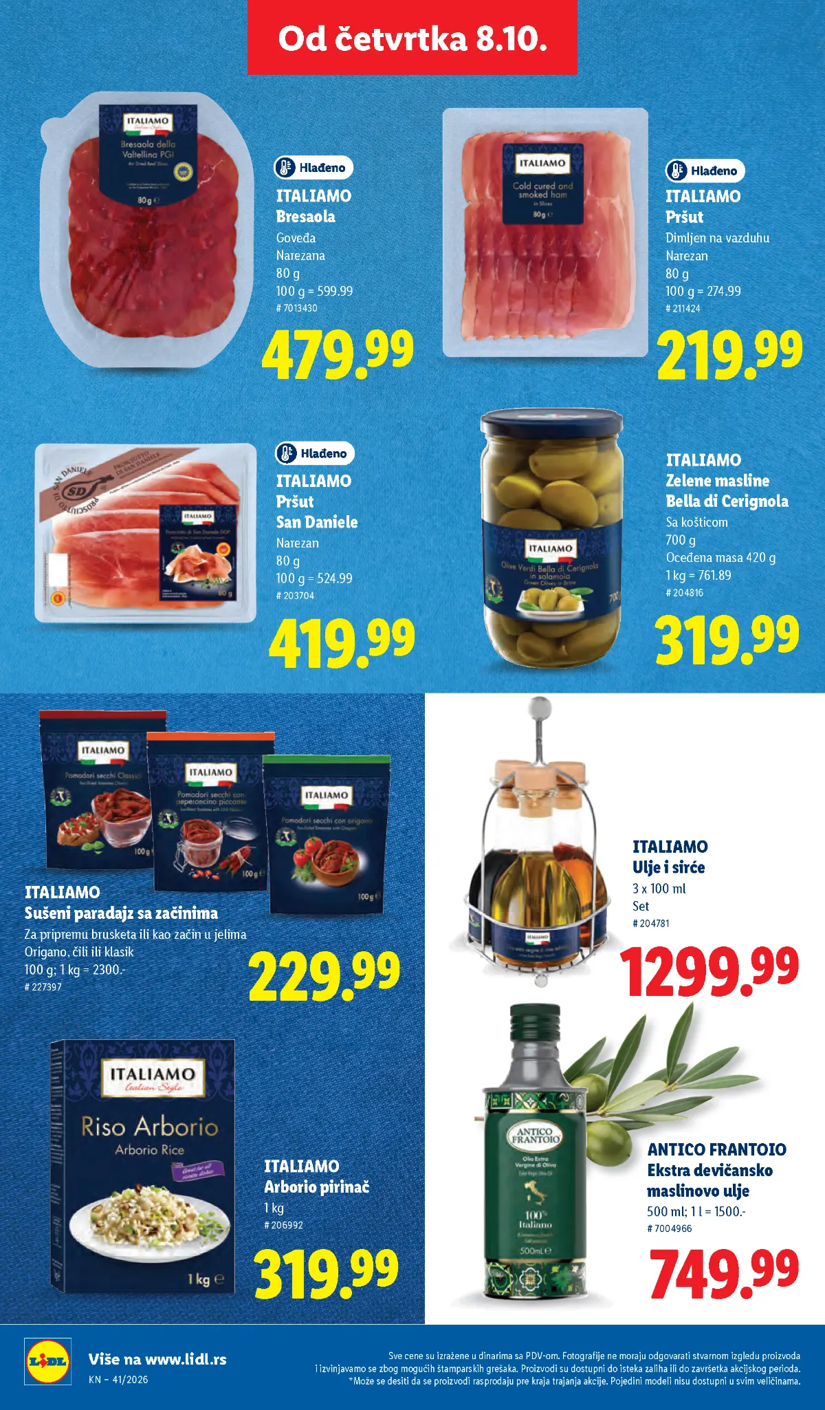 Lidl katalog akcija strana 54 – važi od 8.10. do 14.10.2026.