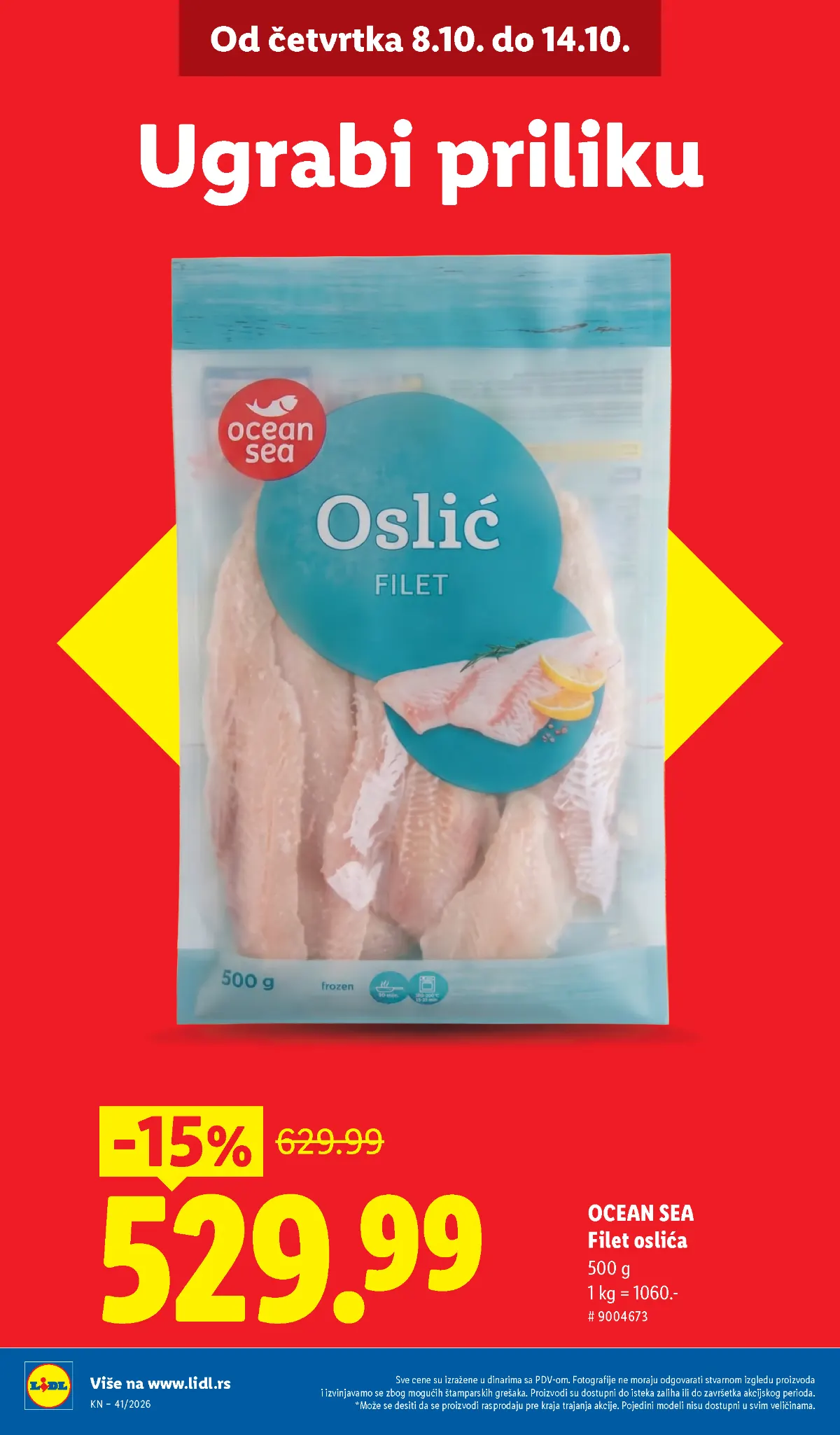 Lidl katalog akcija strana 6 – važi od 8.10. do 14.10.2026.