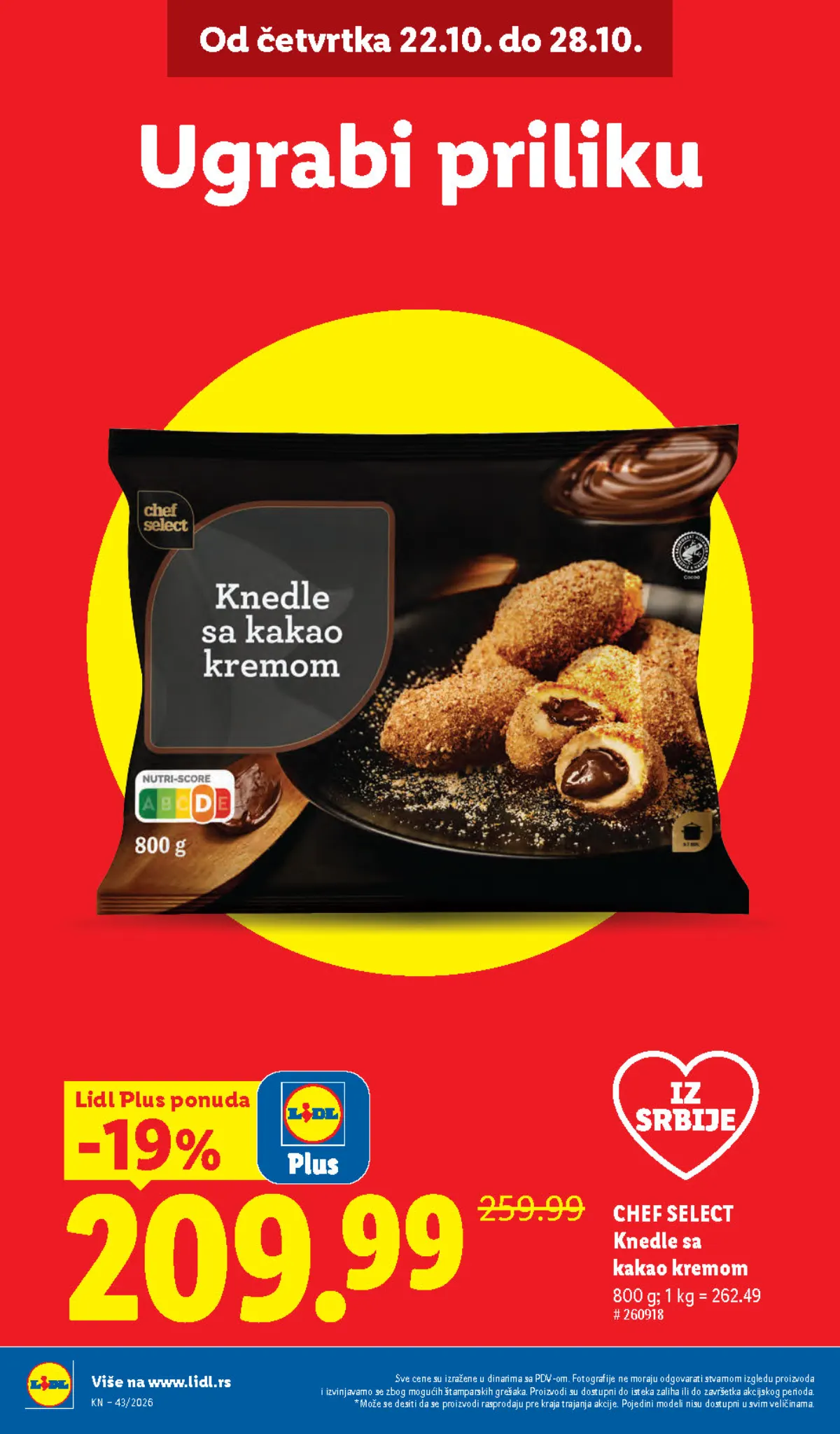 Lidl katalog akcija strana 6 – važi od 1.10. do 31.10.2026.