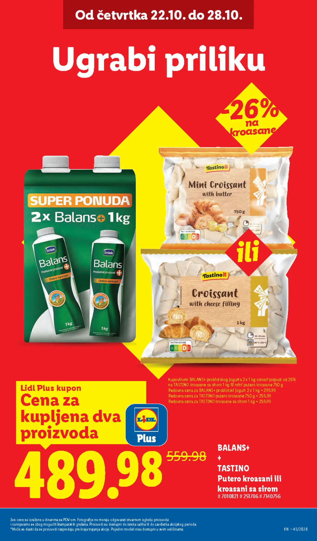 Lidl katalog akcija strana 7 – važi od 1.10. do 31.10.2026.