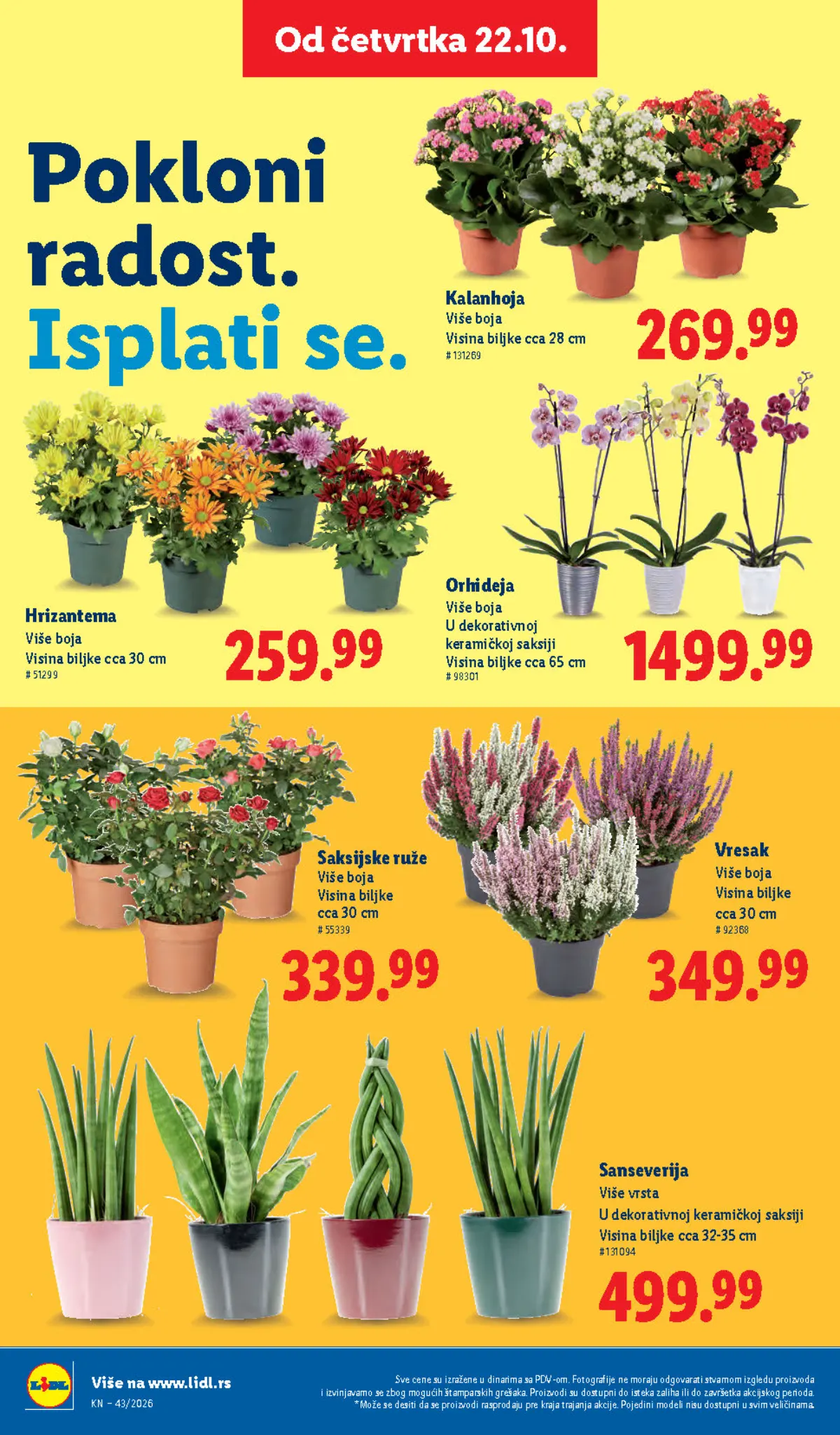 Lidl katalog akcija strana 70 – važi od 1.10. do 31.10.2026.