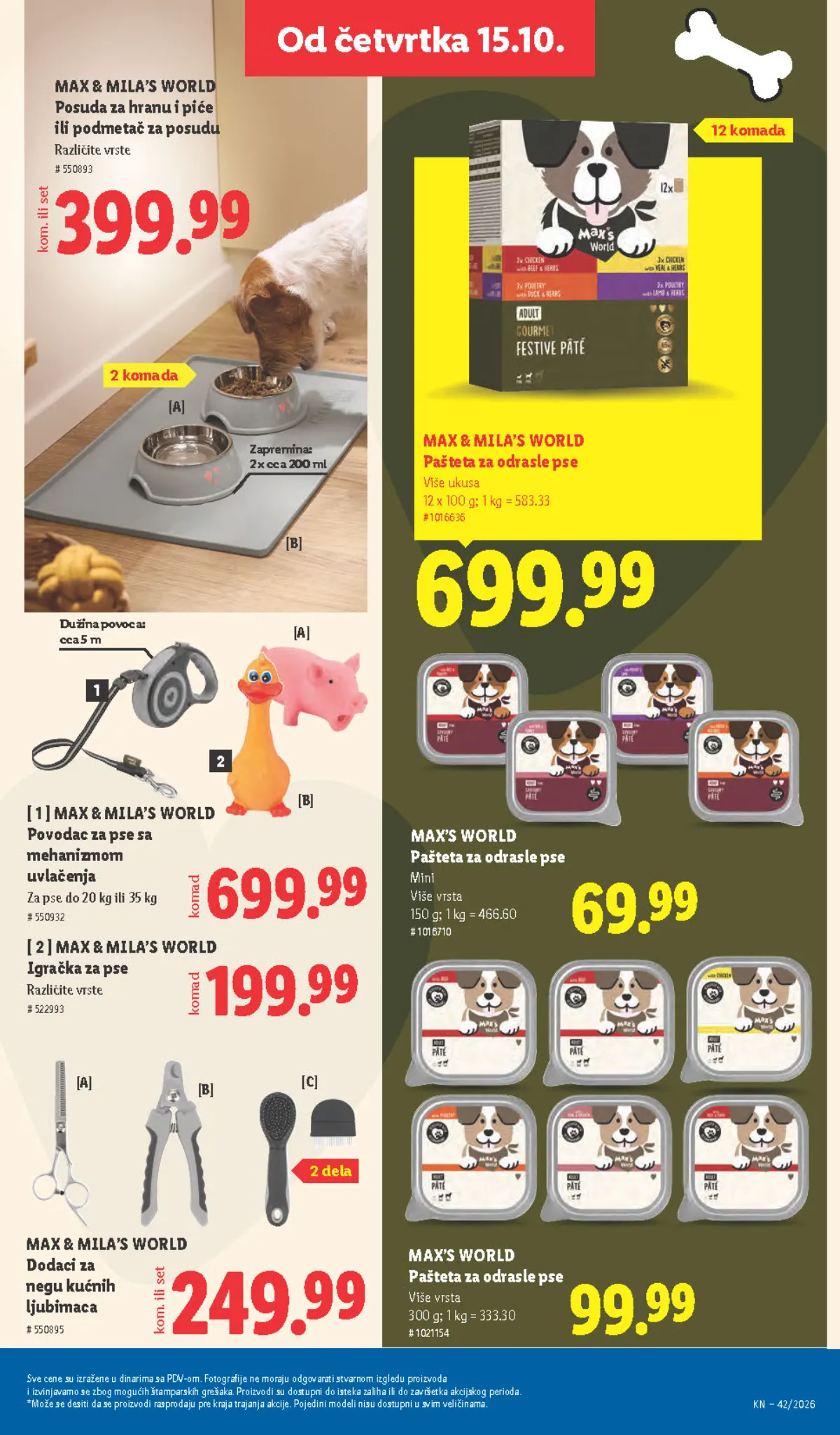 Lidl katalog akcija strana 73 – važi od 1.10. do 30.11.2026.
