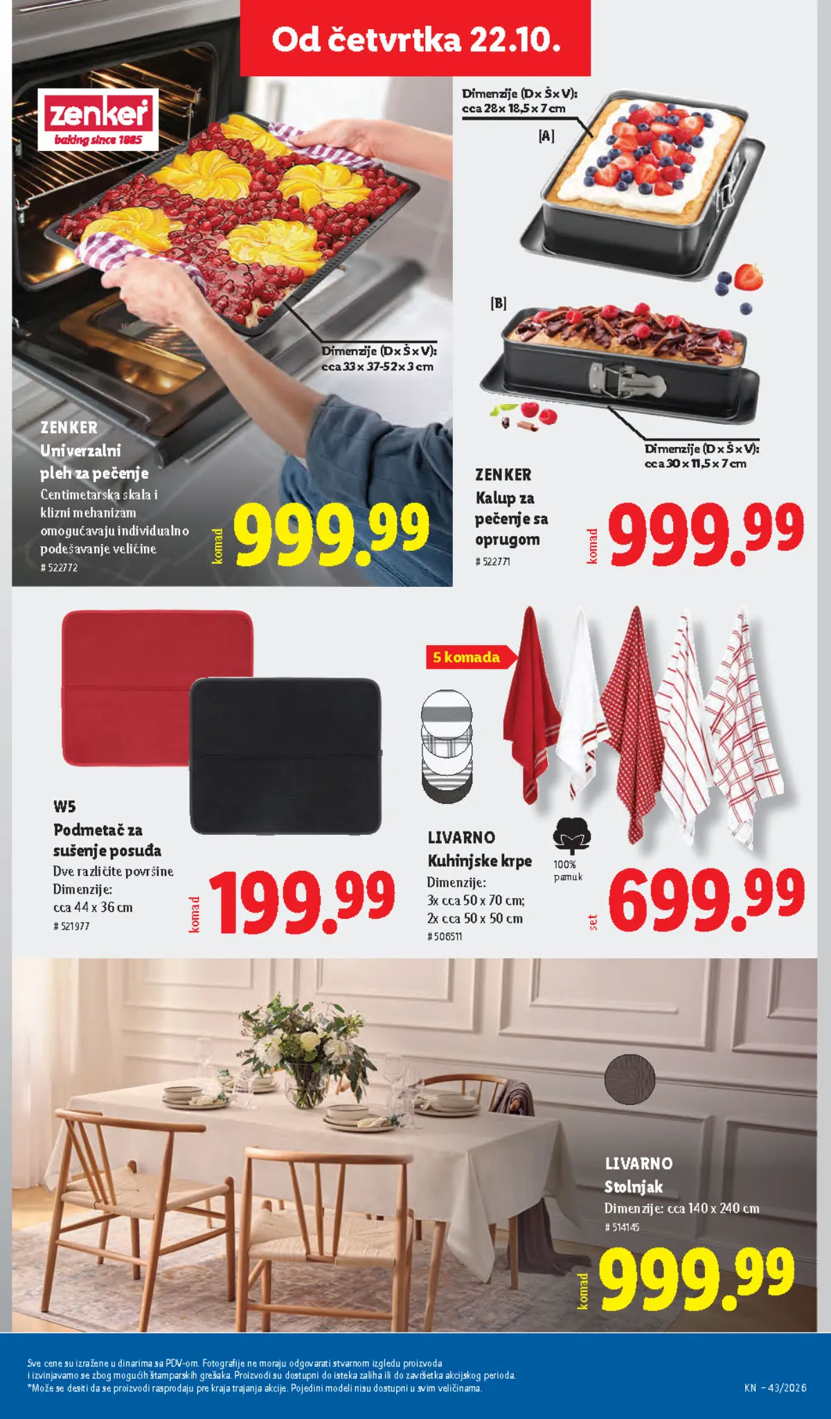 Lidl katalog akcija strana 79 – važi od 1.10. do 31.10.2026.