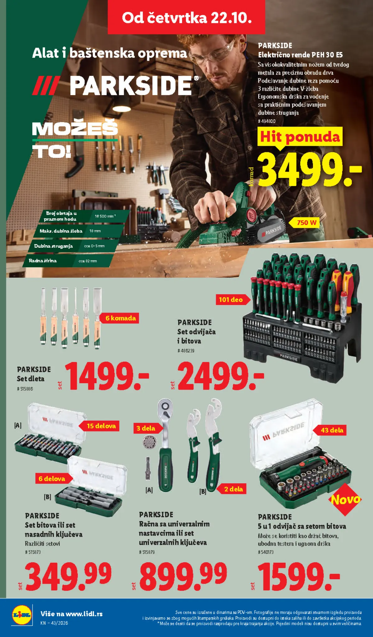Lidl katalog akcija strana 80 – važi od 1.10. do 31.10.2026.