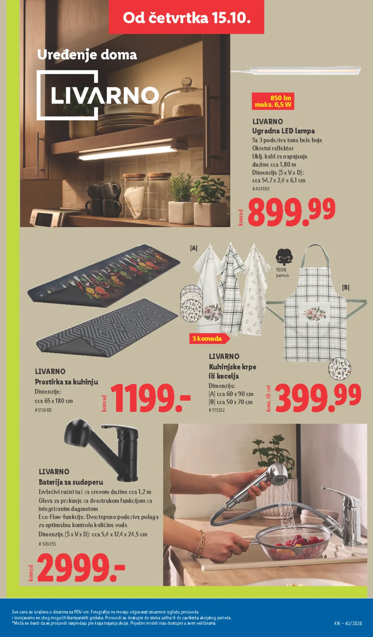 Lidl katalog akcija strana 81 – važi od 1.10. do 30.11.2026.