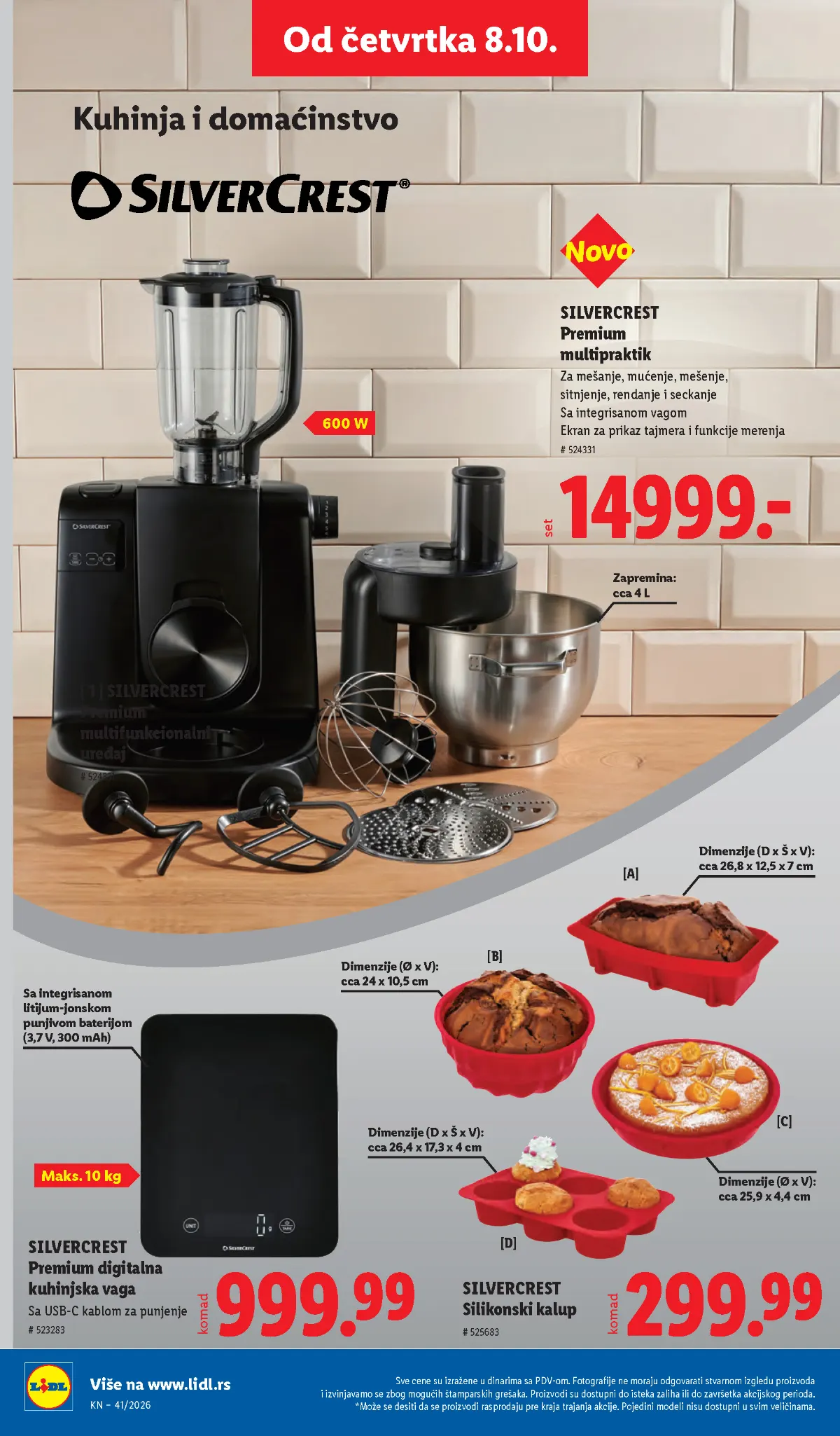 Lidl katalog akcija strana 82 – važi od 8.10. do 14.10.2026.
