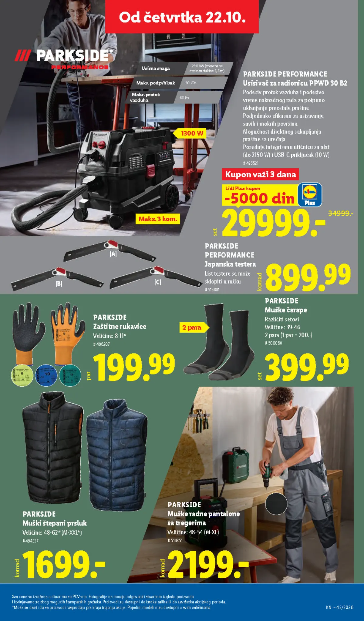Lidl katalog akcija strana 83 – važi od 1.10. do 31.10.2026.