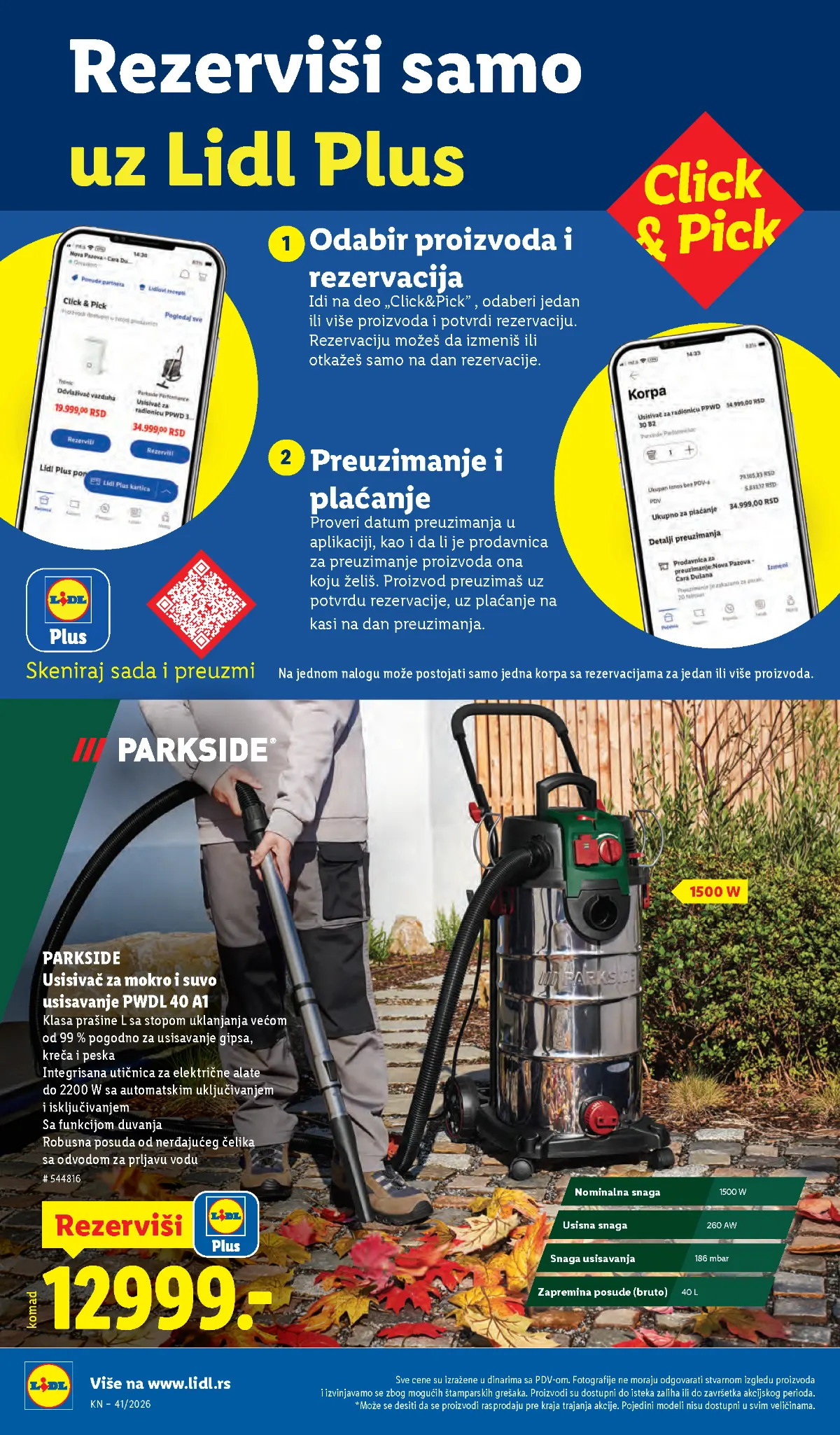 Lidl katalog akcija strana 84 – važi od 8.10. do 14.10.2026.