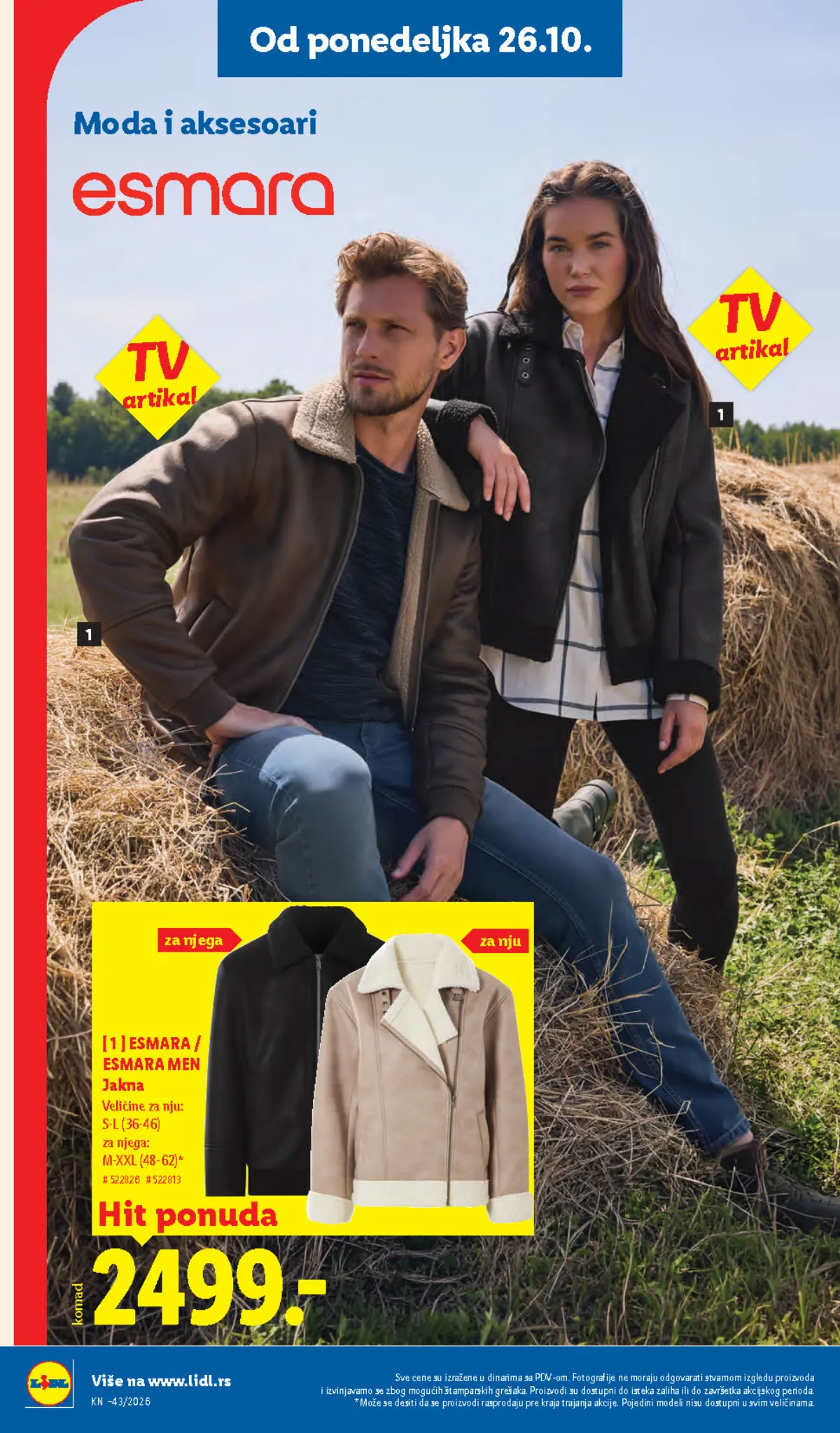 Lidl katalog akcija strana 84 – važi od 1.10. do 31.10.2026.