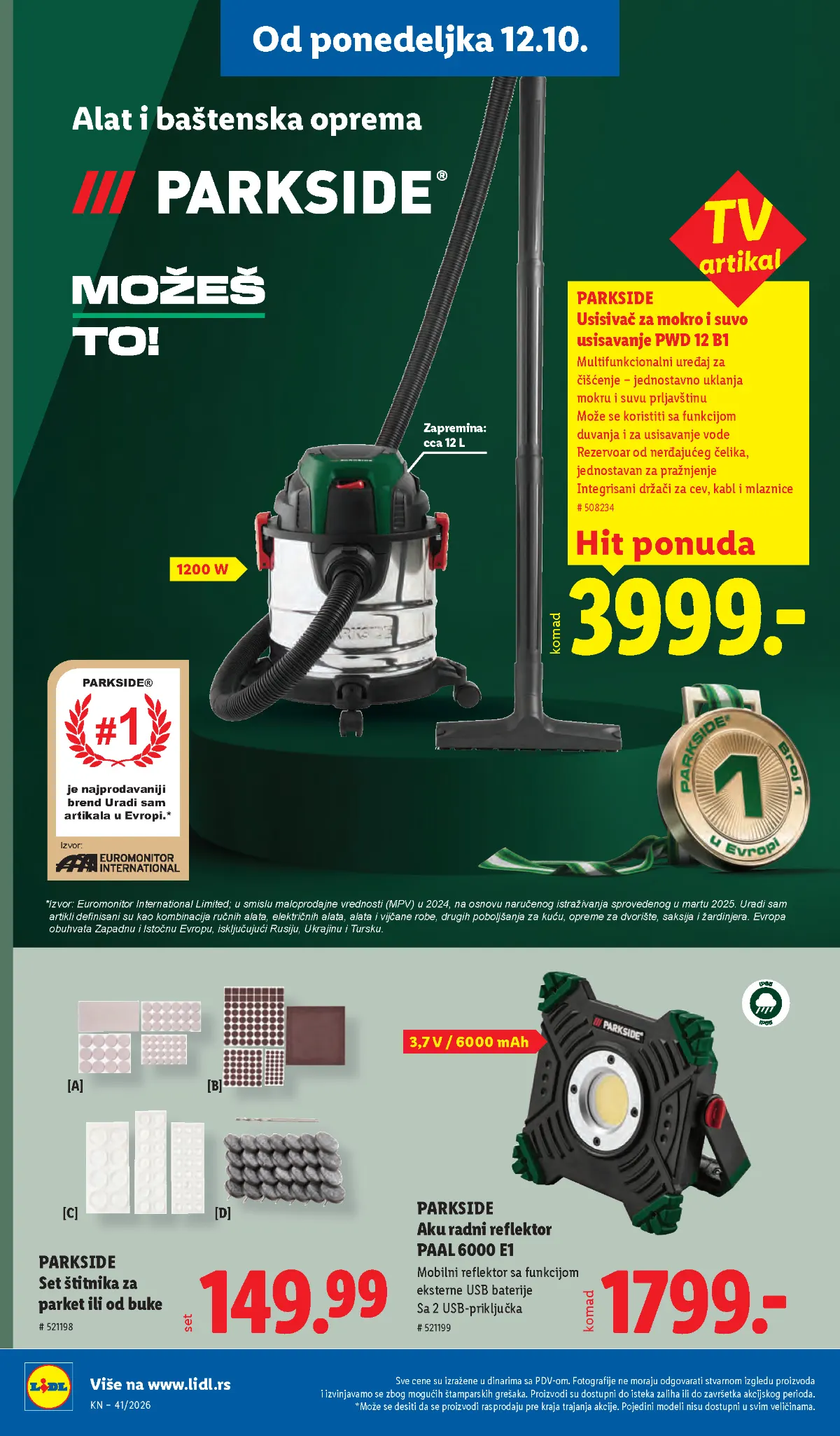 Lidl katalog akcija strana 86 – važi od 8.10. do 14.10.2026.