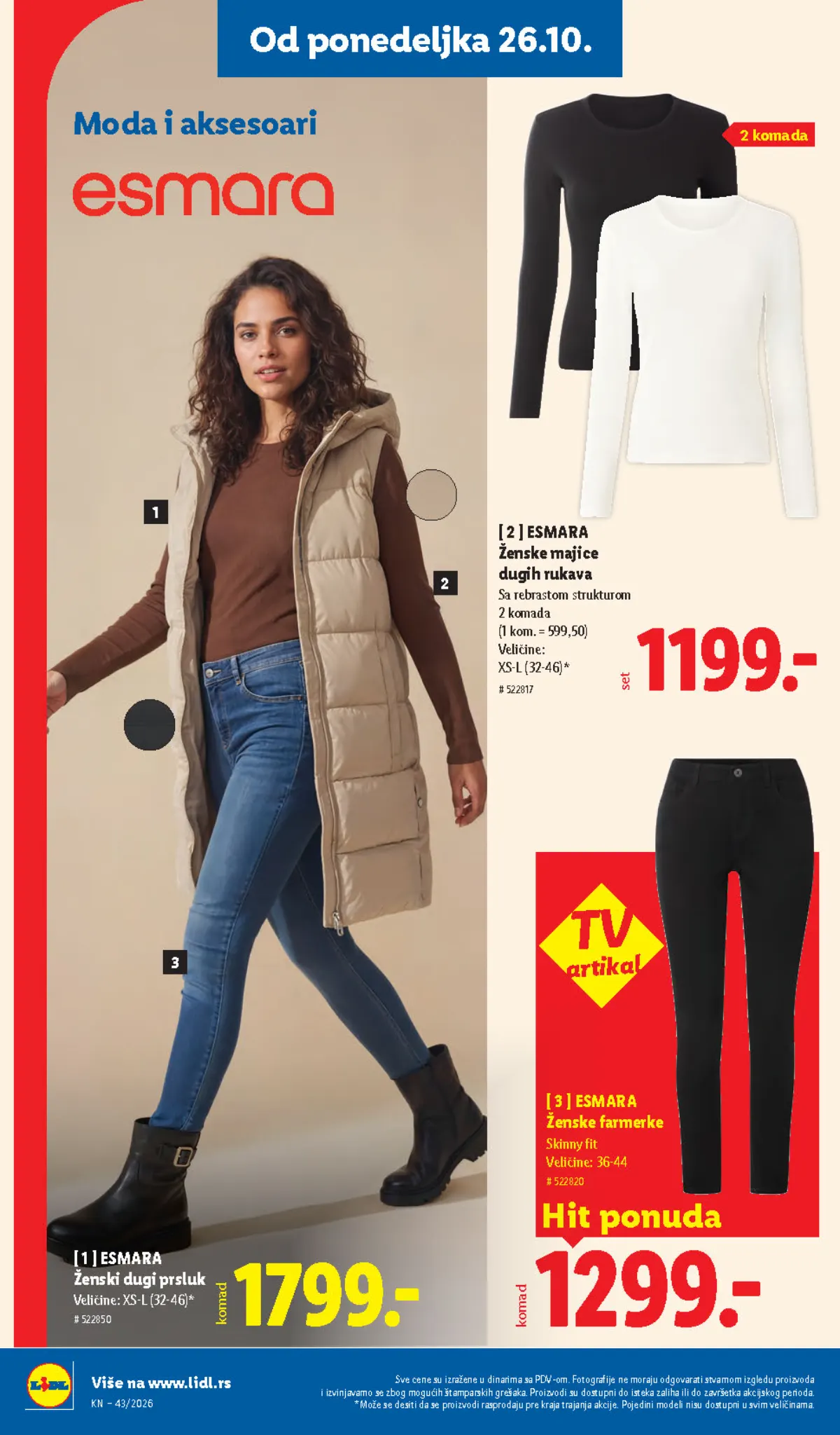 Lidl katalog akcija strana 86 – važi od 1.10. do 31.10.2026.