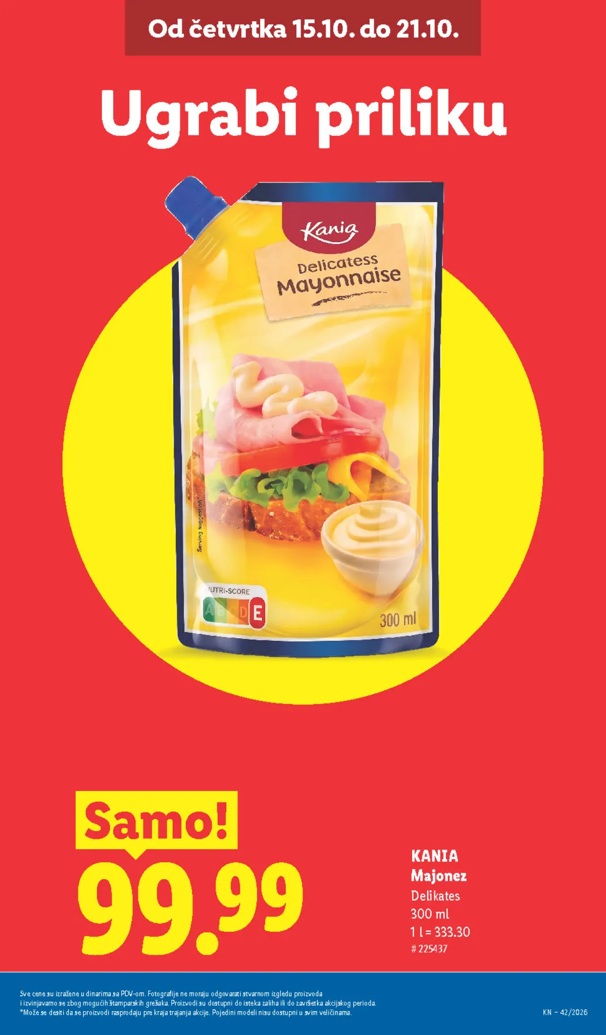 Lidl katalog akcija strana 9 – važi od 1.10. do 30.11.2026.